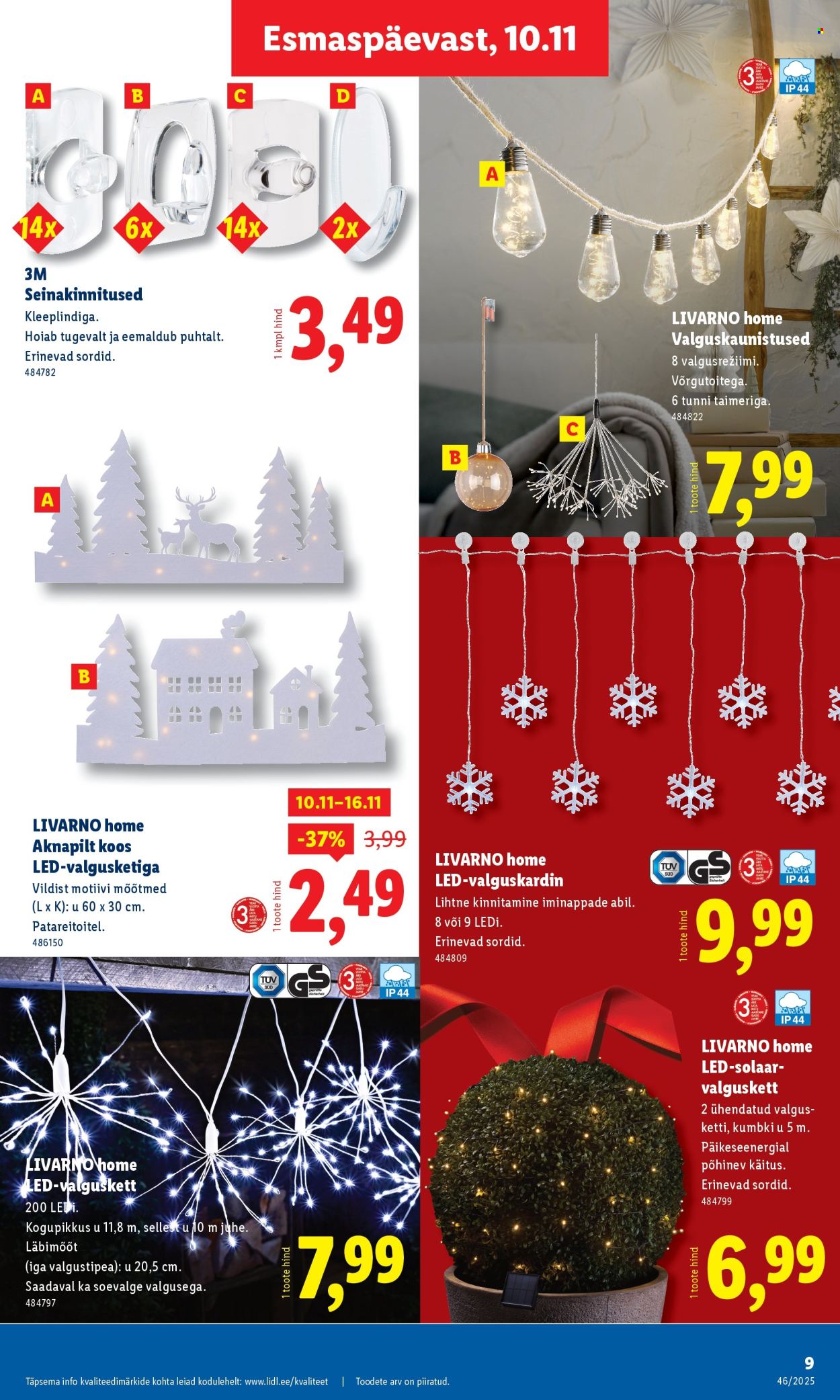 lidl - Lidl kliendileht - Tööstuskaupade pakkumised (10.11 - 16.11.2025) - page: 9