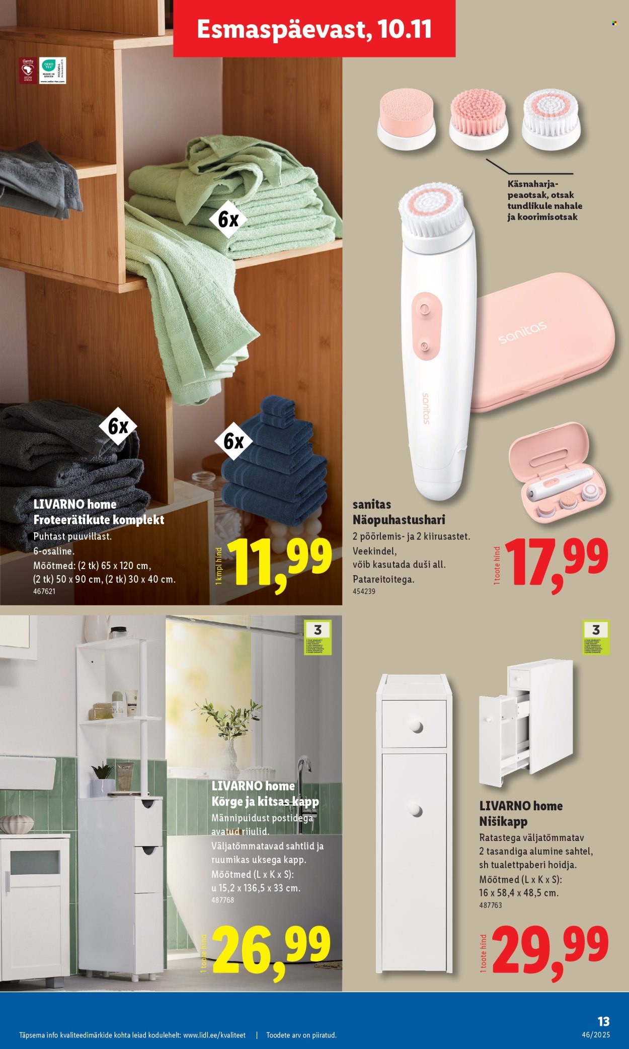 lidl - Lidl kliendileht - Tööstuskaupade pakkumised (10.11 - 16.11.2025) - page: 13