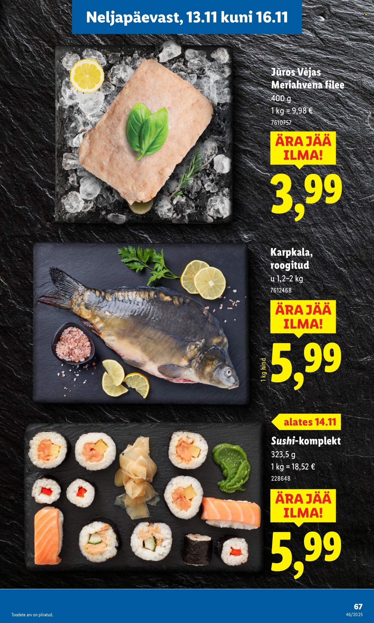 lidl - Lidl kliendileht - Kliendileht (10.11 - 16.11.2025) - page: 67