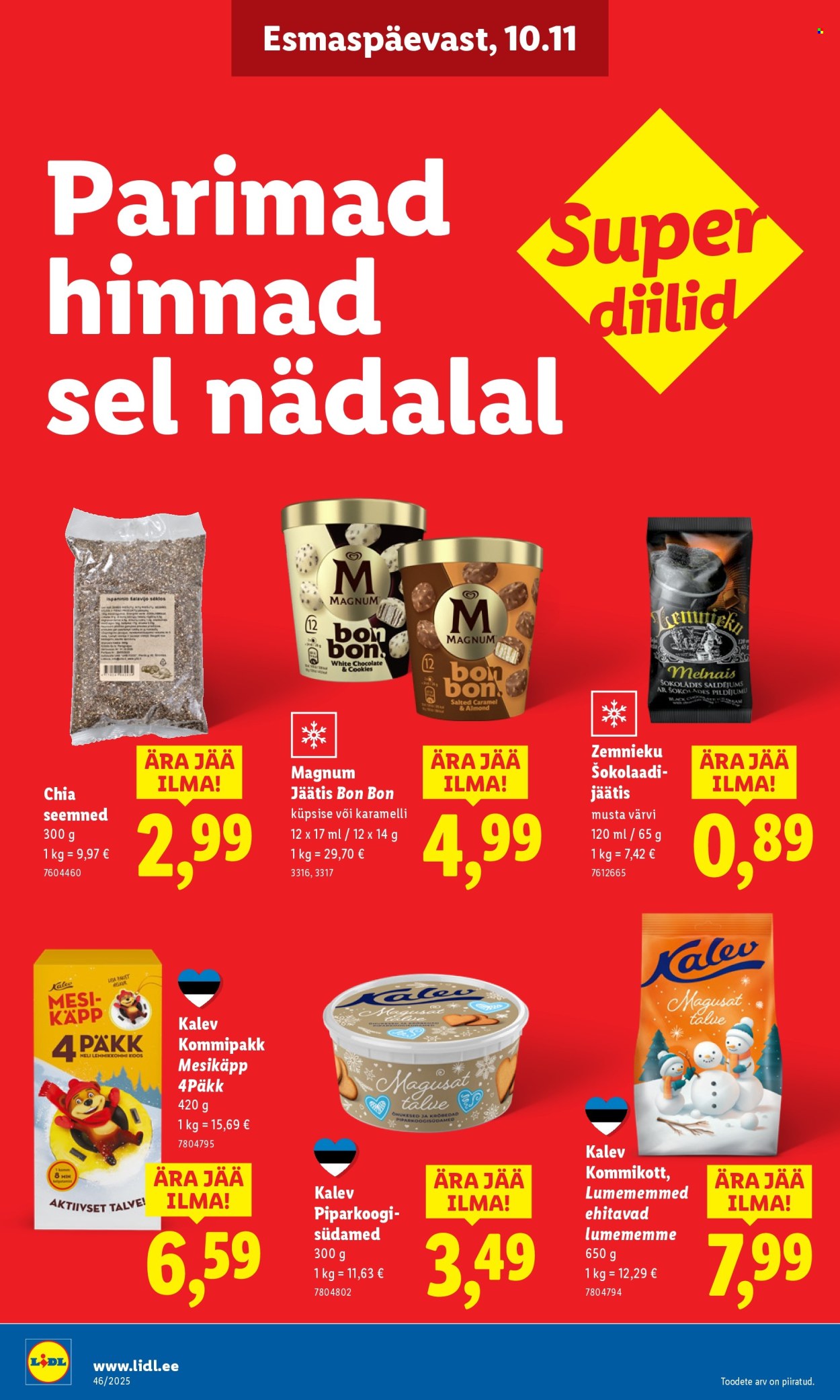 lidl - Lidl kliendileht - Nädalalõpu pakkumised (13.11 - 16.11.2025) - page: 42