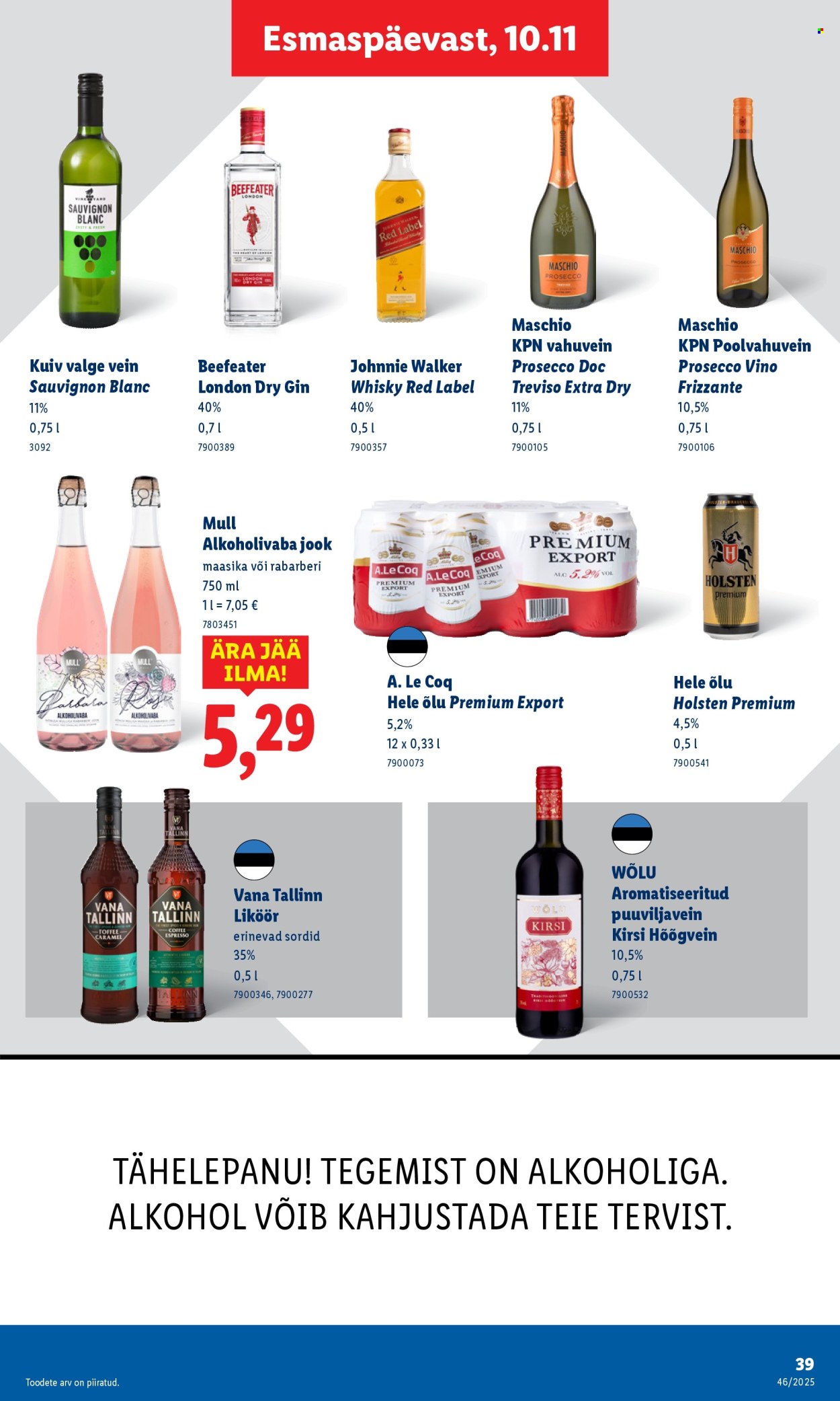 lidl - Lidl kliendileht - Nädalalõpu pakkumised (13.11 - 16.11.2025) - page: 39