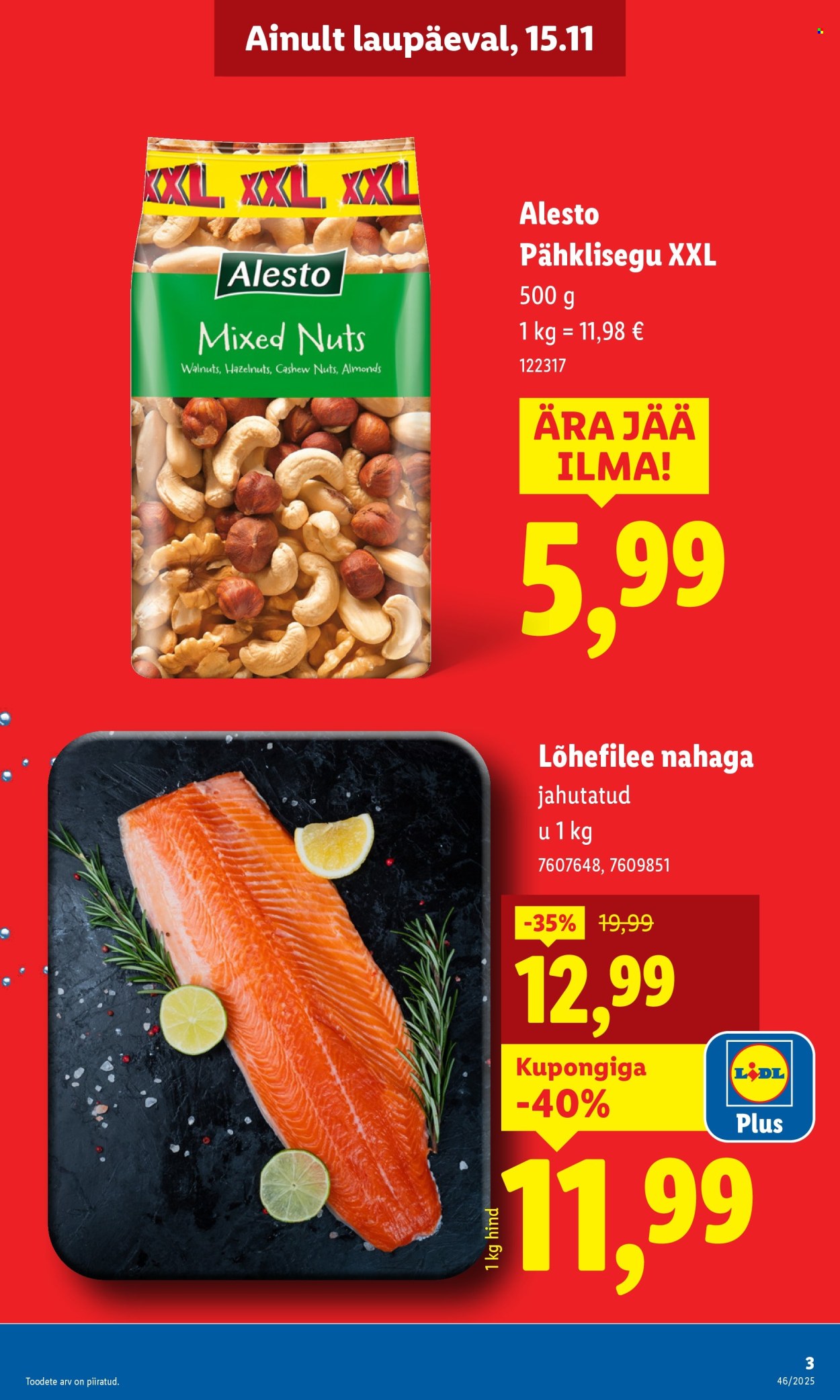 lidl - Lidl kliendileht - Nädalalõpu pakkumised (13.11 - 16.11.2025) - page: 3
