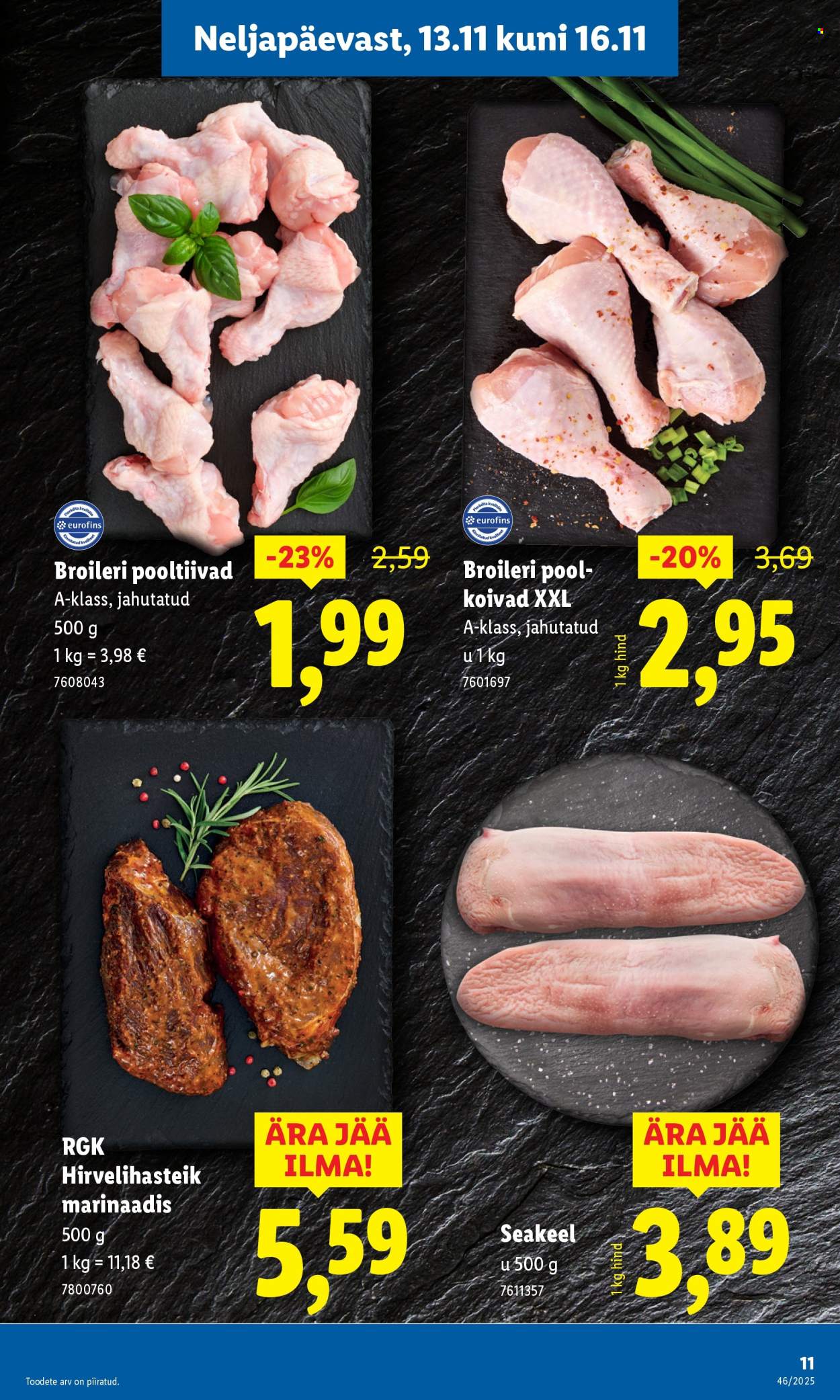 lidl - Lidl kliendileht - Nädalalõpu pakkumised (13.11 - 16.11.2025) - page: 11
