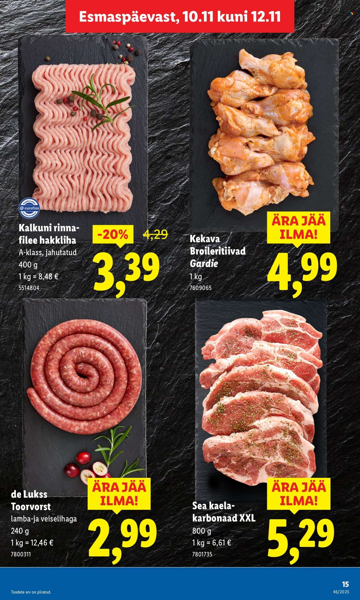 lidl - Lidl kliendileht - Nädalalõpu pakkumised (13.11 - 16.11.2025) - page: 15