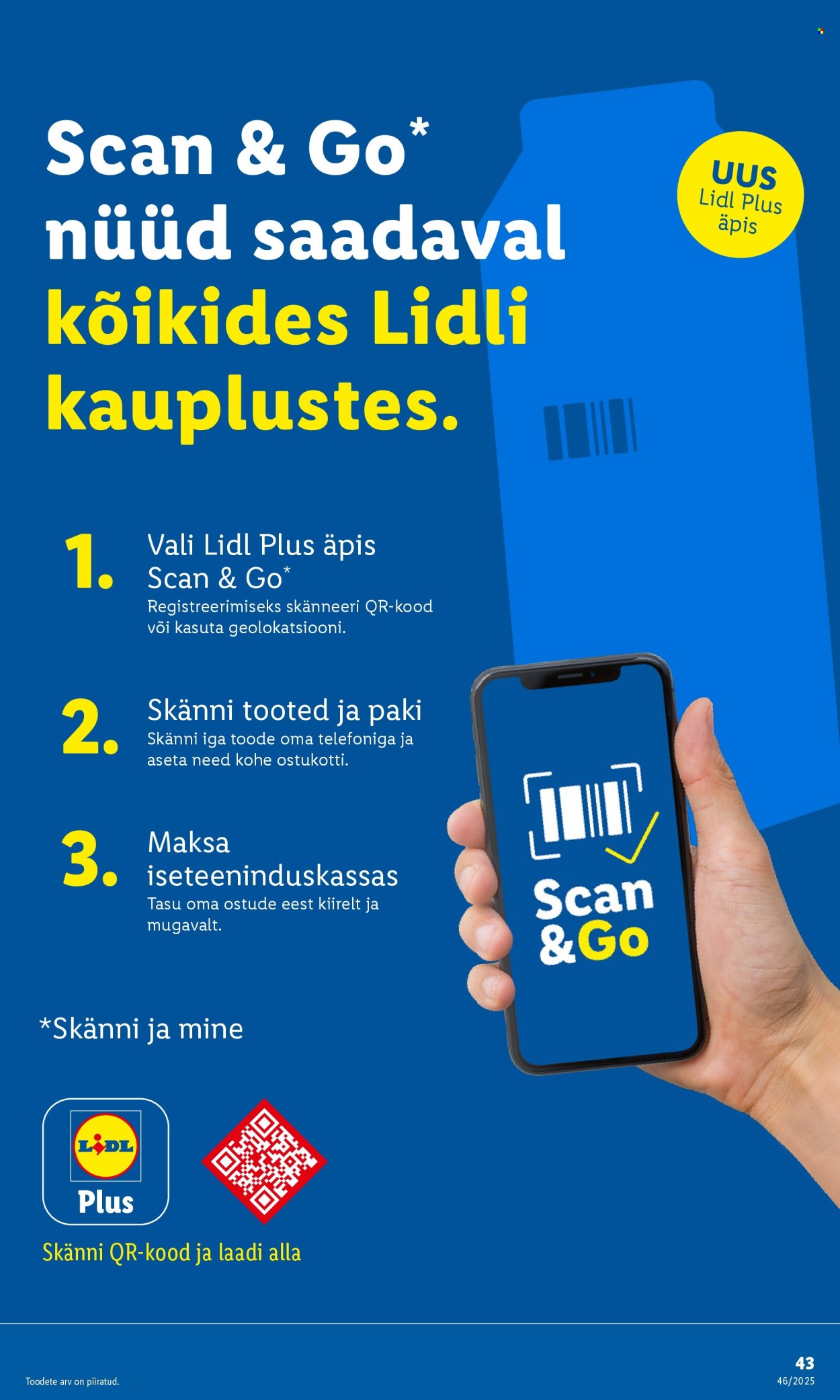 lidl - Lidl kliendileht - Nädalalõpu pakkumised (13.11 - 16.11.2025) - page: 43
