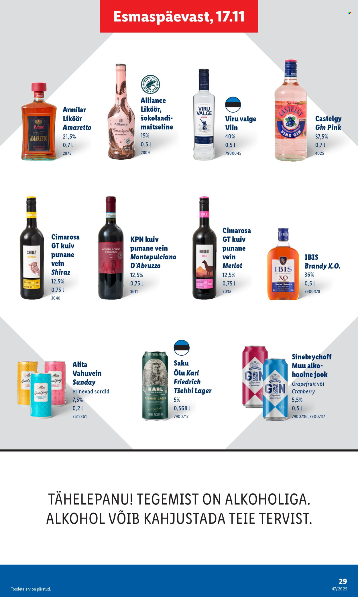 lidl - Lidl kliendileht - Kliendileht (17.11 - 23.11.2025) - page: 29