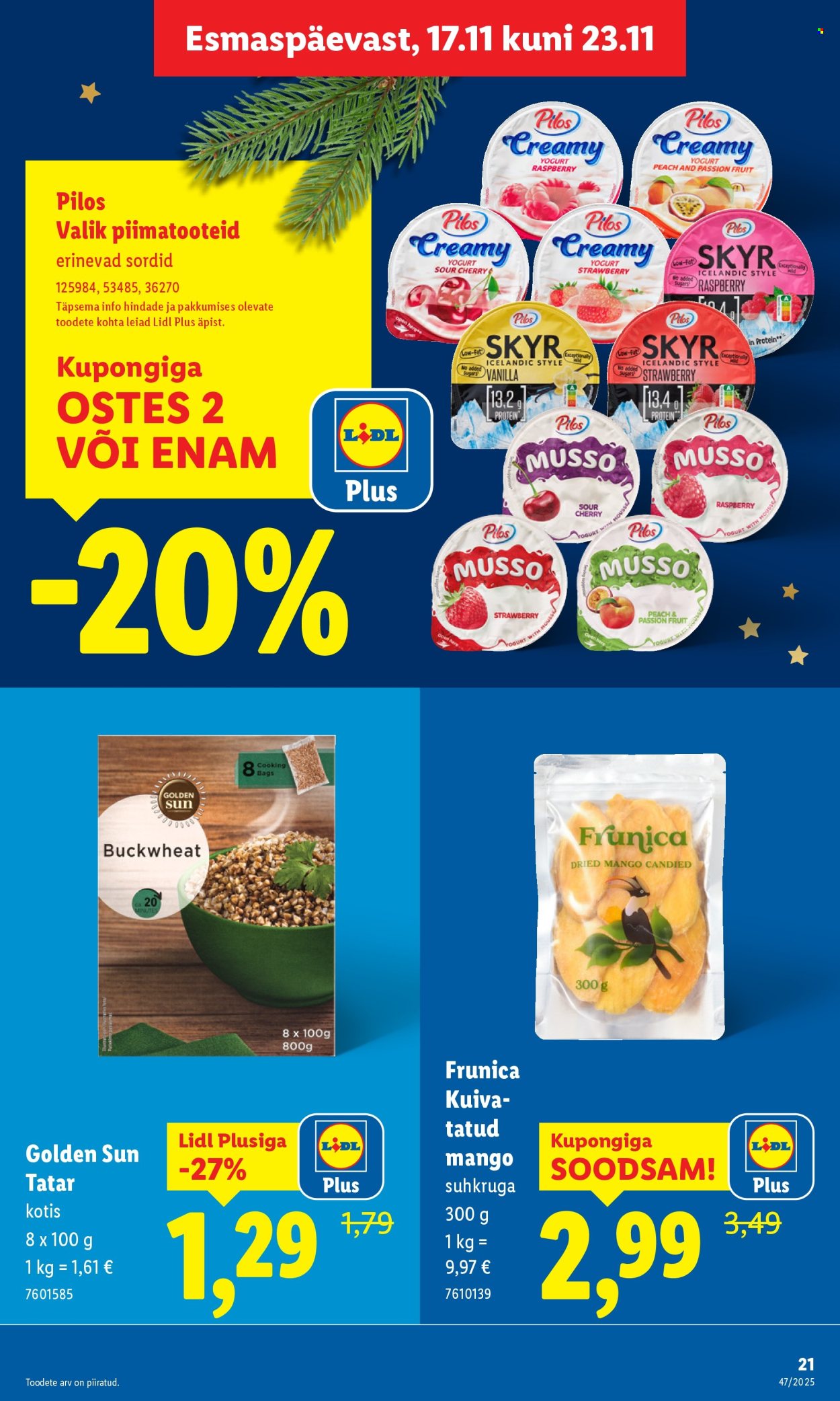 lidl - Lidl kliendileht - Kliendileht (17.11 - 23.11.2025) - page: 21