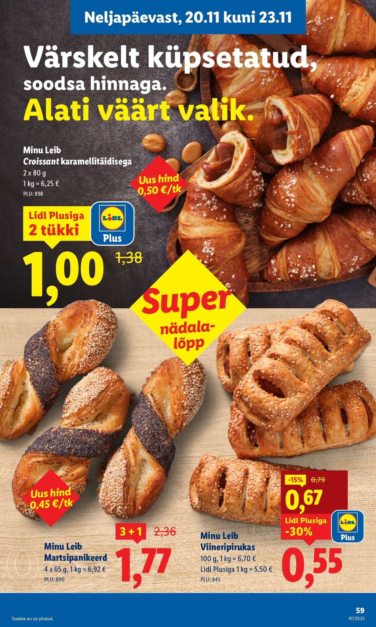lidl - Lidl kliendileht - Kliendileht (17.11 - 23.11.2025) - page: 59