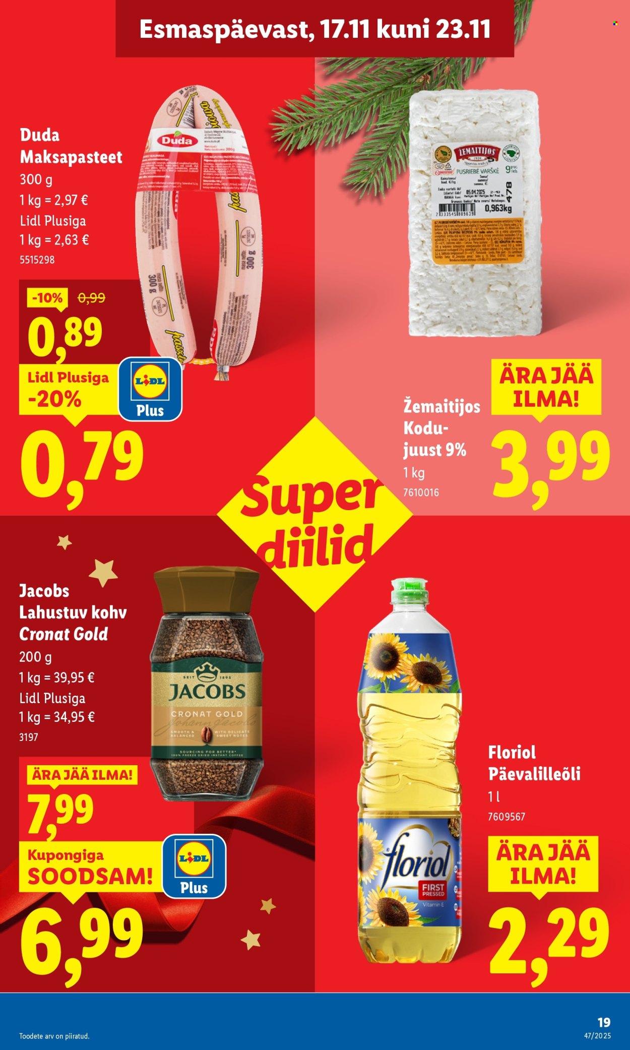 lidl - Lidl kliendileht - Kliendileht (17.11 - 23.11.2025) - page: 19