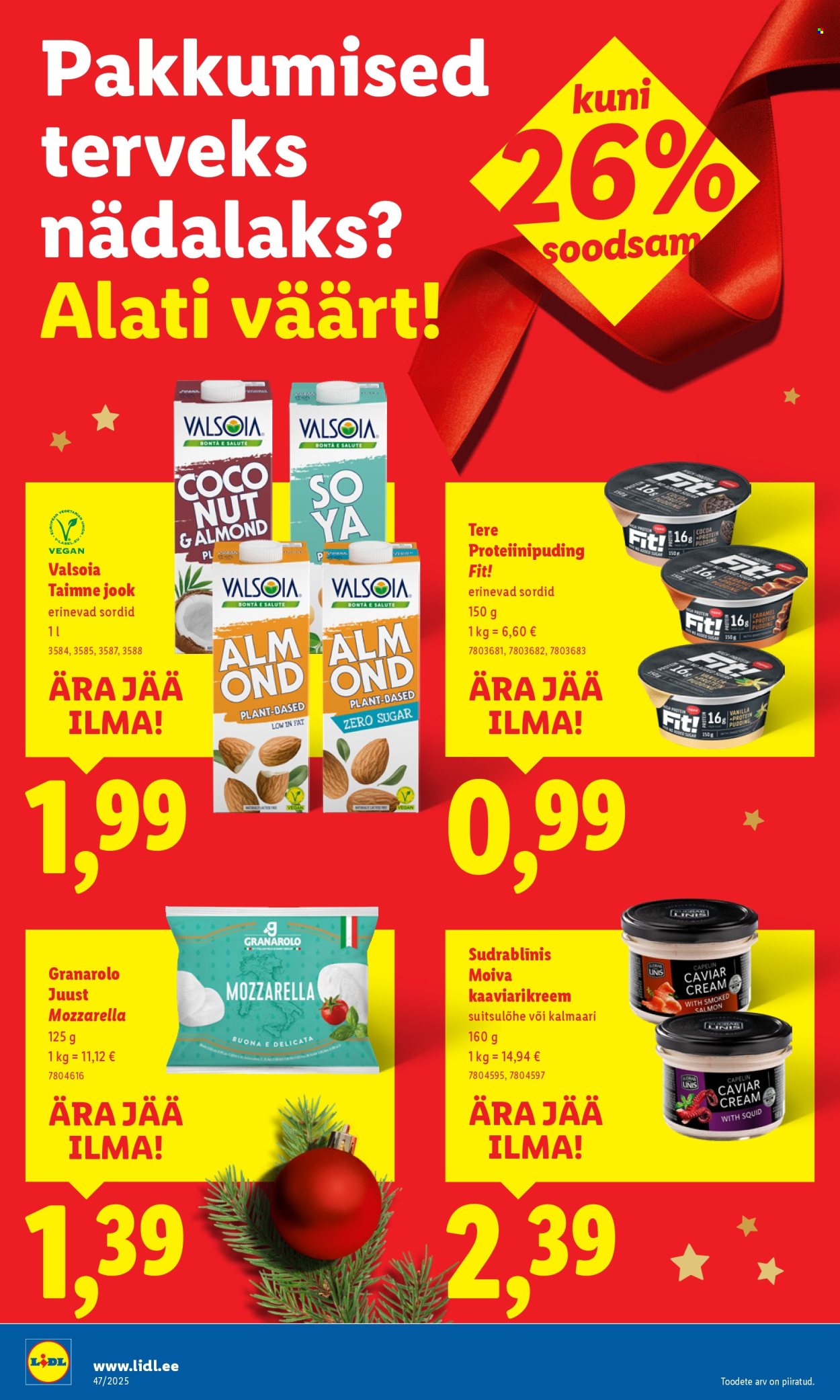 lidl - Lidl kliendileht - Nädalalõpu pakkumised (20.11 - 23.11.2025) - page: 32