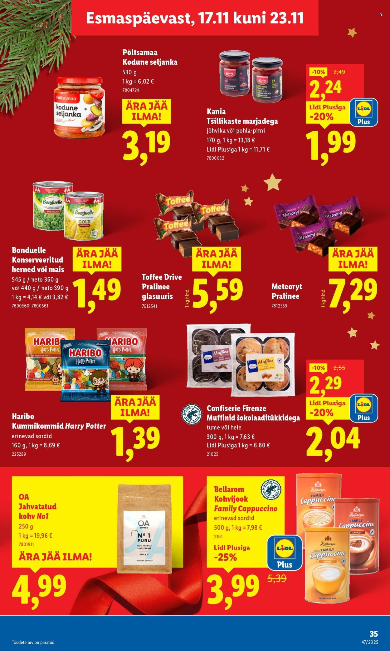 lidl - Lidl kliendileht - Nädalalõpu pakkumised (20.11 - 23.11.2025) - page: 35