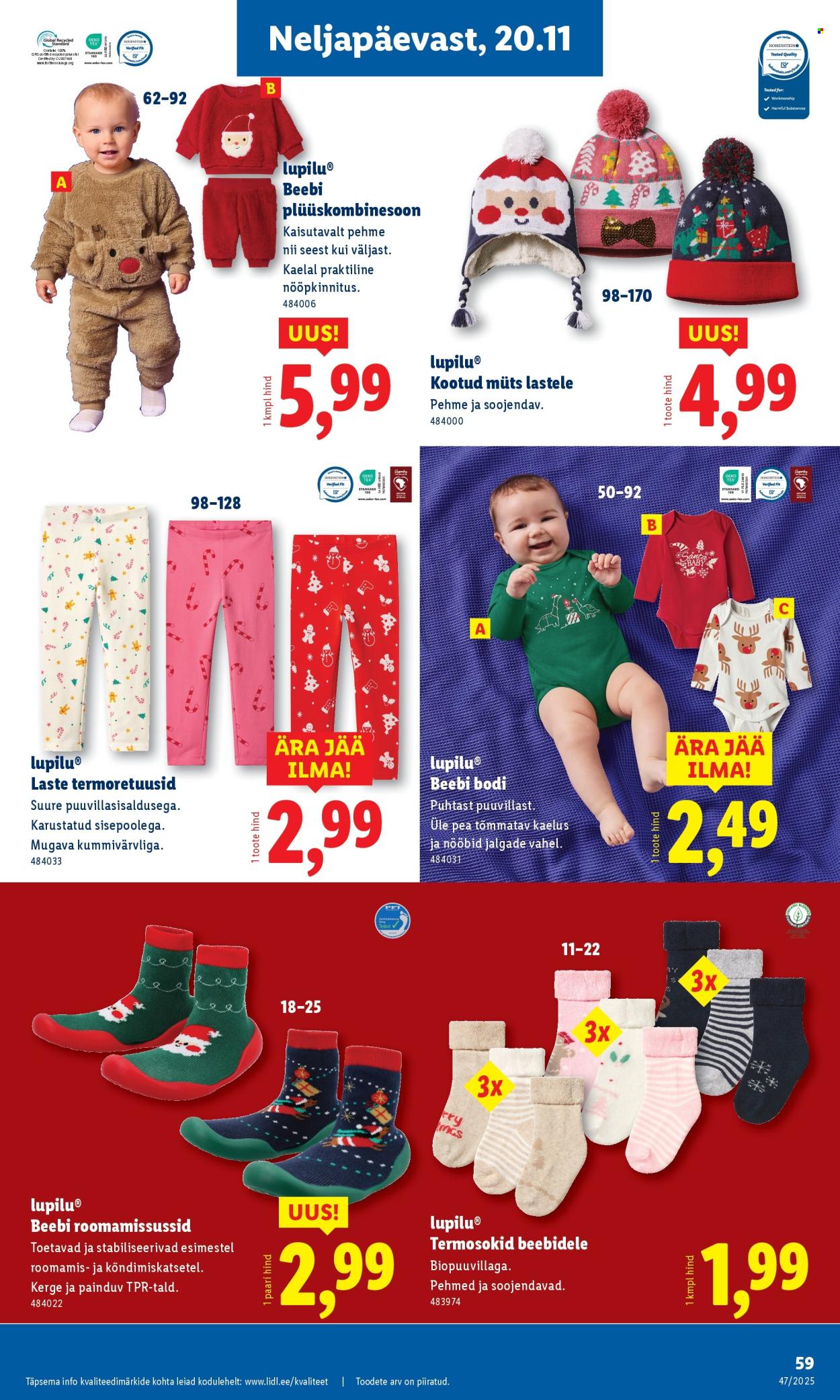 lidl - Lidl kliendileht - Nädalalõpu pakkumised (20.11 - 23.11.2025) - page: 59
