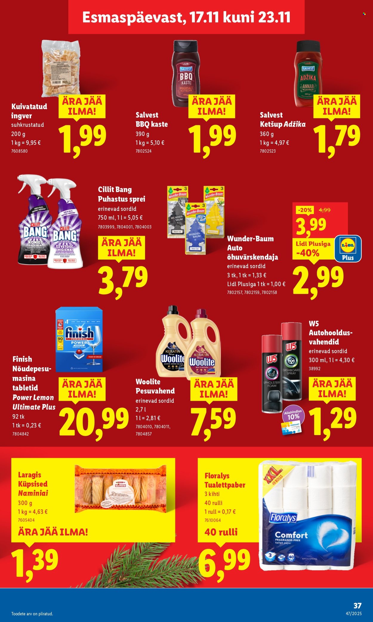lidl - Lidl kliendileht - Nädalalõpu pakkumised (20.11 - 23.11.2025) - page: 37