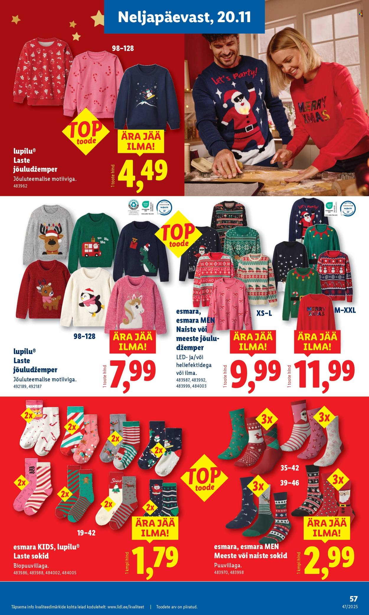 lidl - Lidl kliendileht - Nädalalõpu pakkumised (20.11 - 23.11.2025) - page: 57