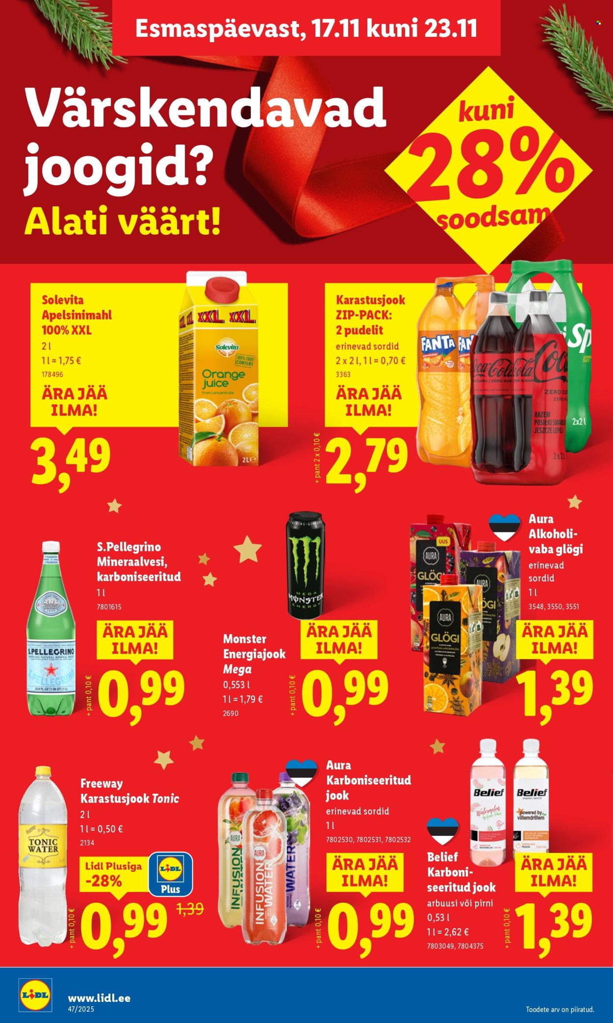 lidl - Lidl kliendileht - Nädalalõpu pakkumised (20.11 - 23.11.2025) - page: 40