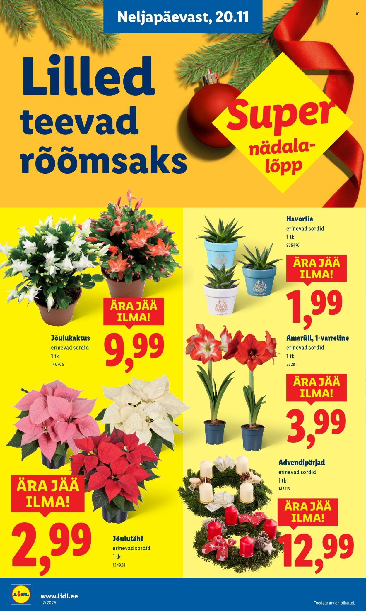 lidl - Lidl kliendileht - Nädalalõpu pakkumised (20.11 - 23.11.2025) - page: 8