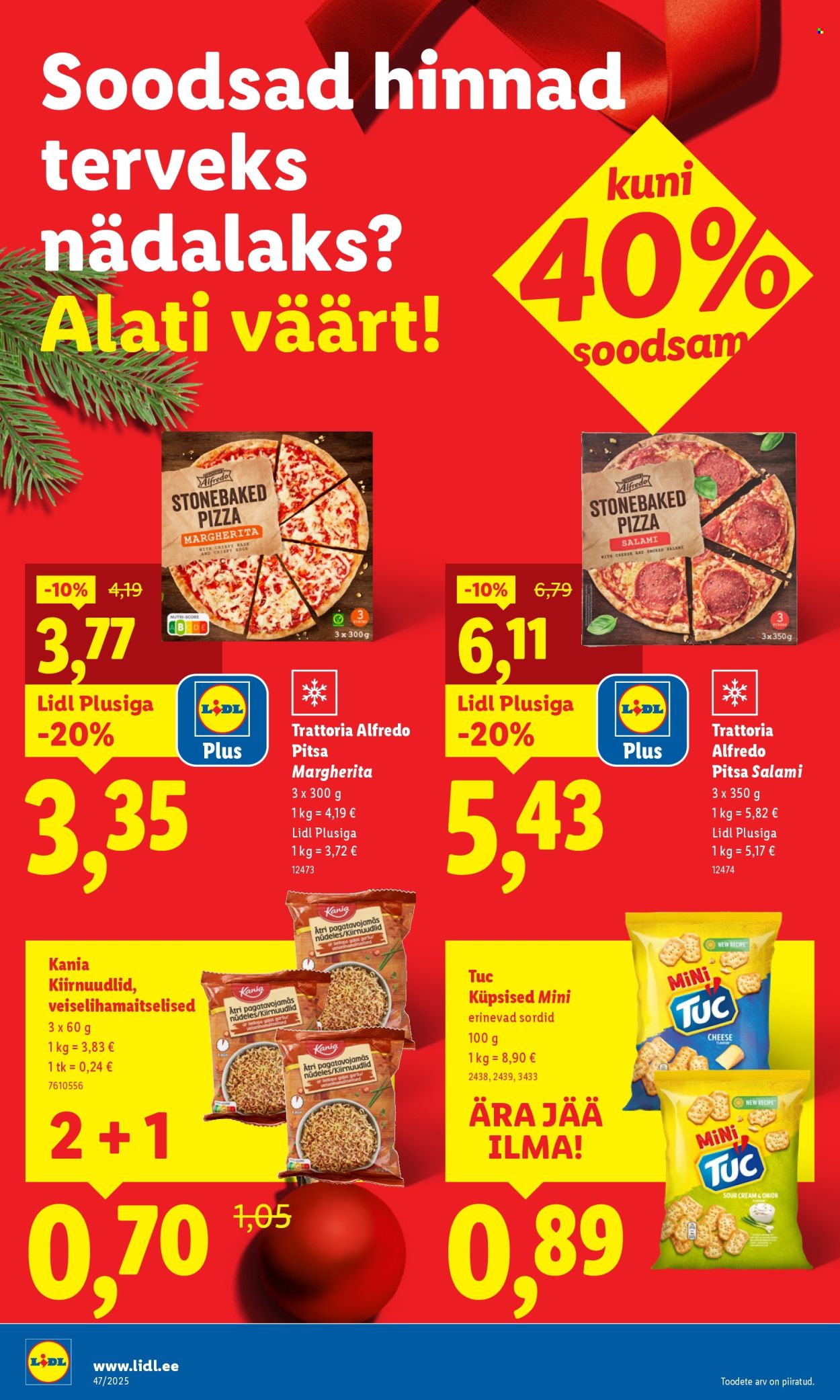 lidl - Lidl kliendileht - Nädalalõpu pakkumised (20.11 - 23.11.2025) - page: 36