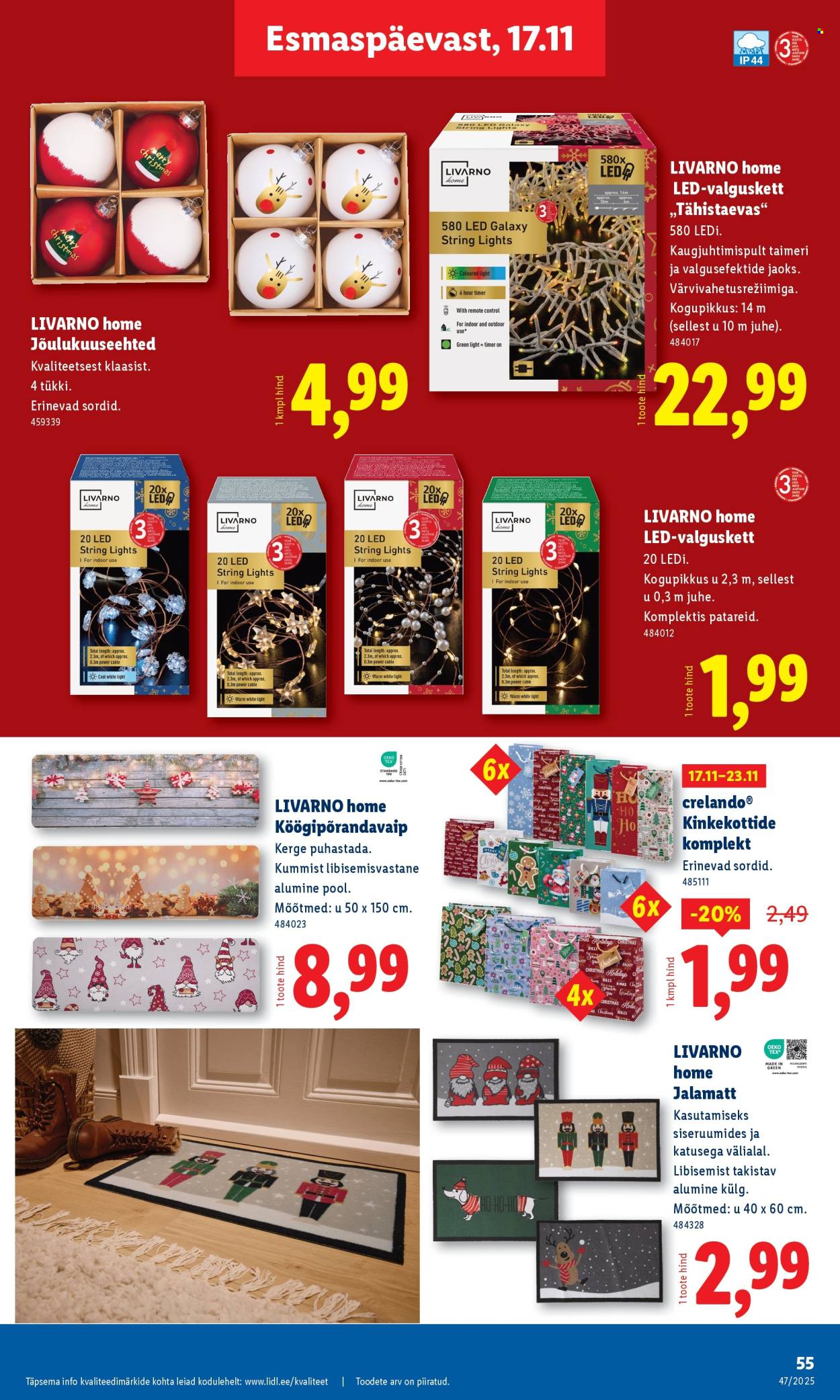 lidl - Lidl kliendileht - Nädalalõpu pakkumised (20.11 - 23.11.2025) - page: 55