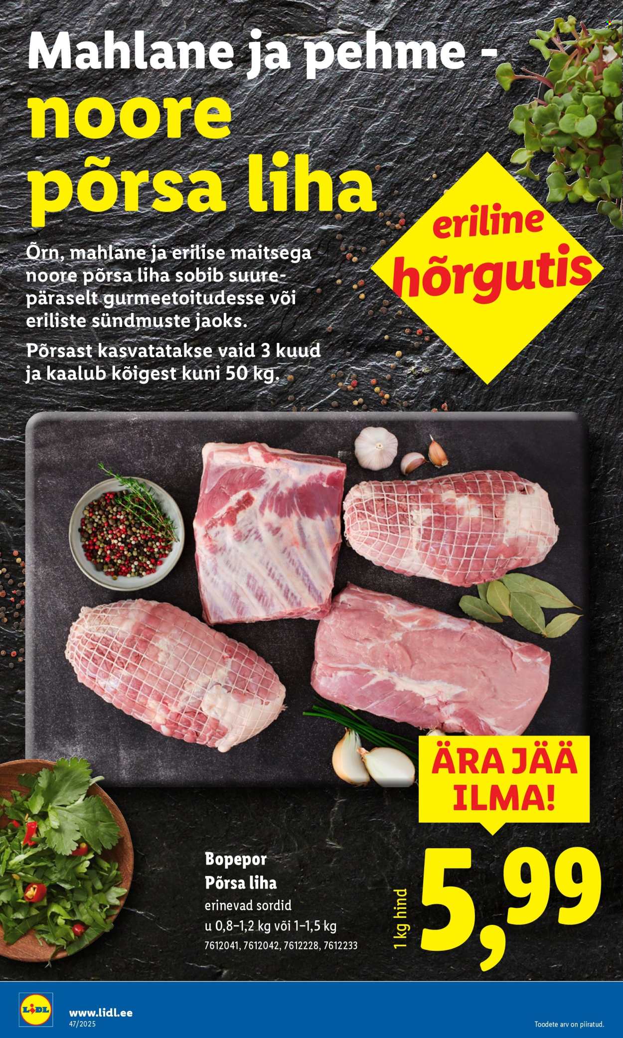 lidl - Lidl kliendileht - Nädalalõpu pakkumised (20.11 - 23.11.2025) - page: 12