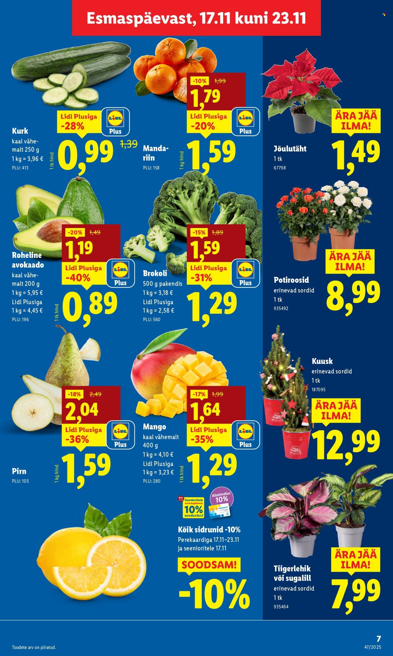 lidl - Lidl kliendileht - Nädalalõpu pakkumised (20.11 - 23.11.2025) - page: 7
