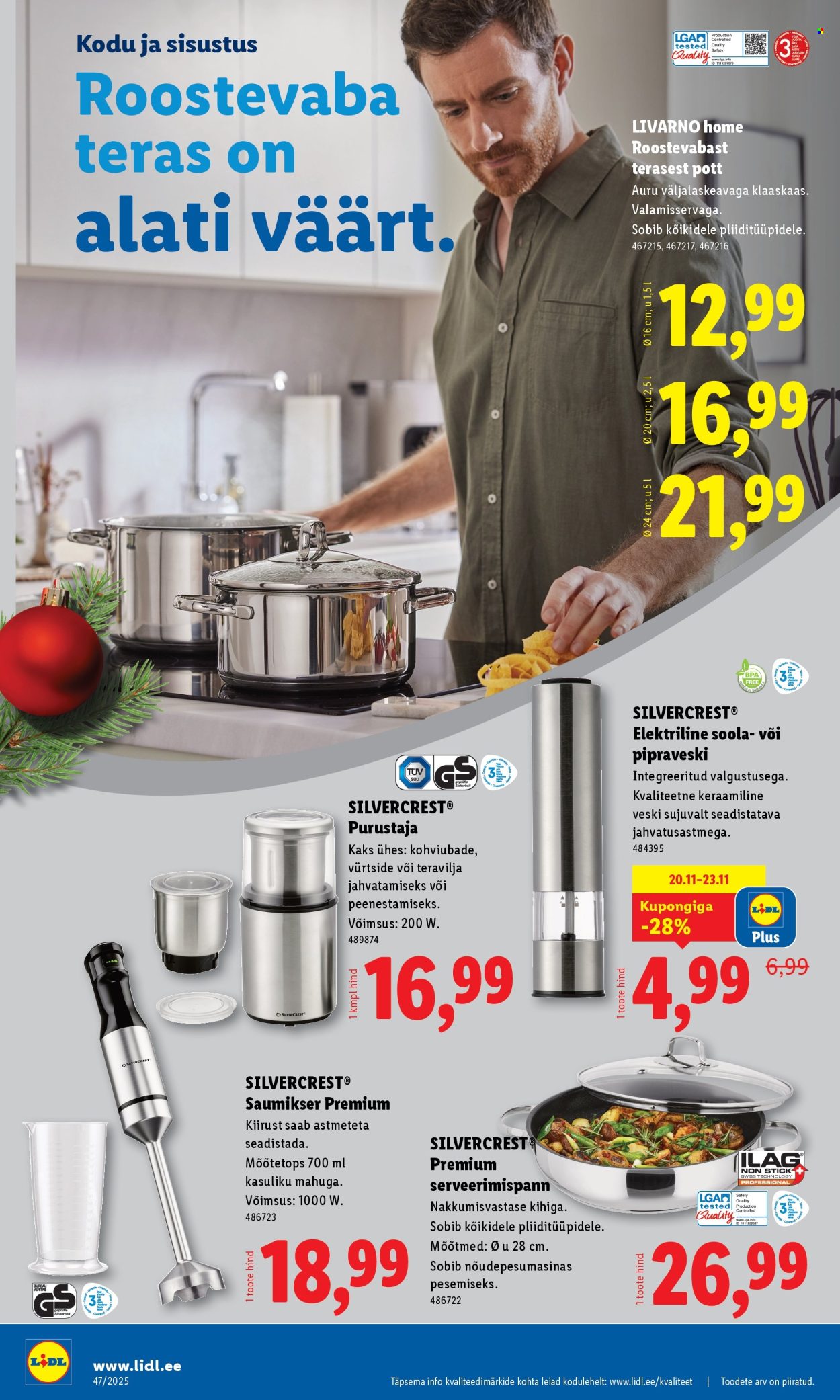 lidl - Lidl kliendileht - Nädalalõpu pakkumised (20.11 - 23.11.2025) - page: 64