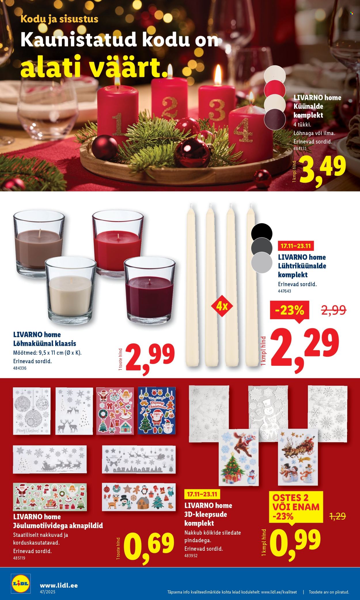 lidl - Lidl kliendileht - Nädalalõpu pakkumised (20.11 - 23.11.2025) - page: 54