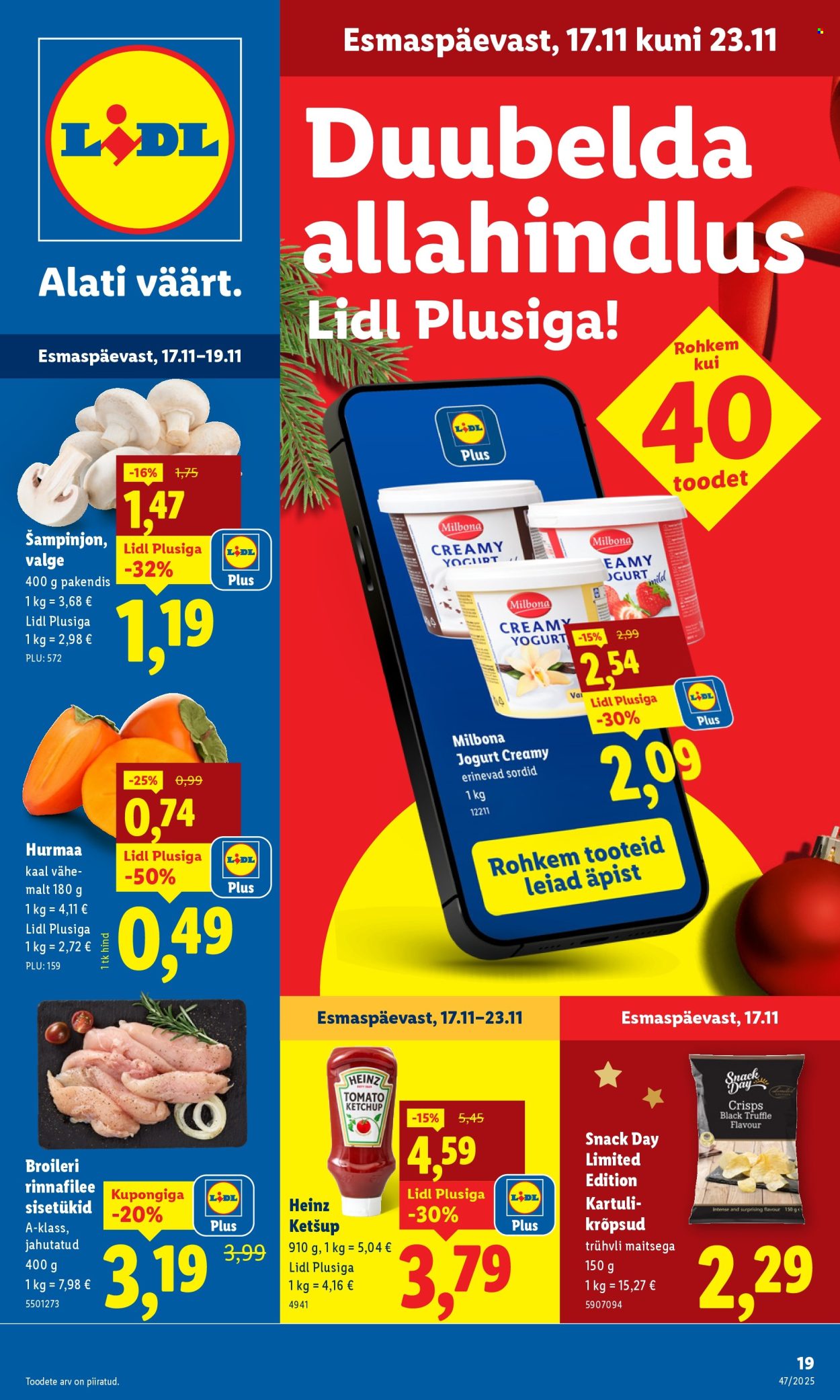 lidl - Lidl kliendileht - Nädalalõpu pakkumised (20.11 - 23.11.2025) - page: 19