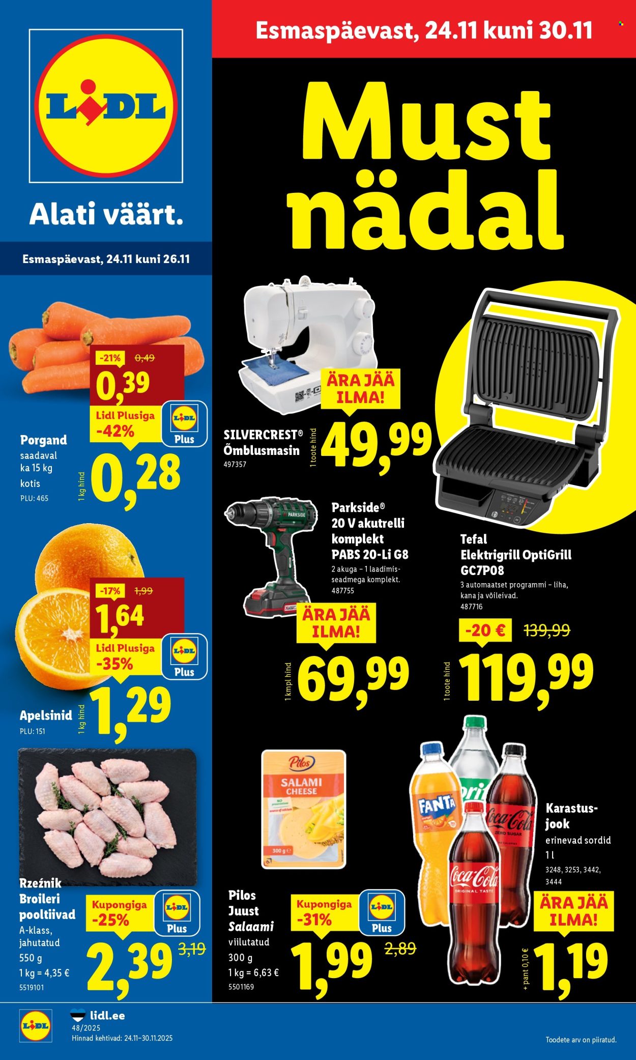 lidl - Lidl kliendileht - Kliendileht (24.11 - 30.11.2025)