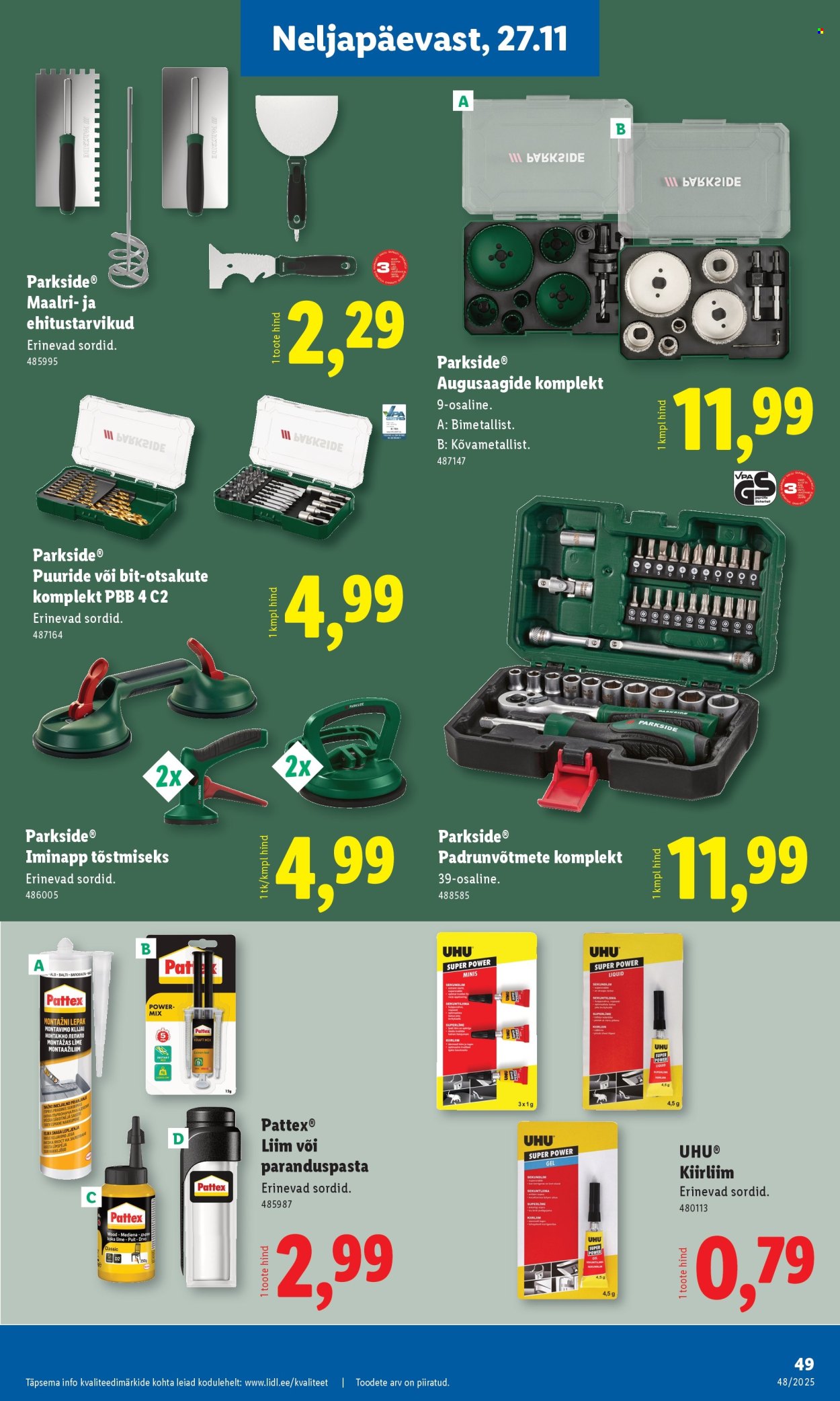 lidl - Lidl kliendileht - Kliendileht (24.11 - 30.11.2025) - page: 49