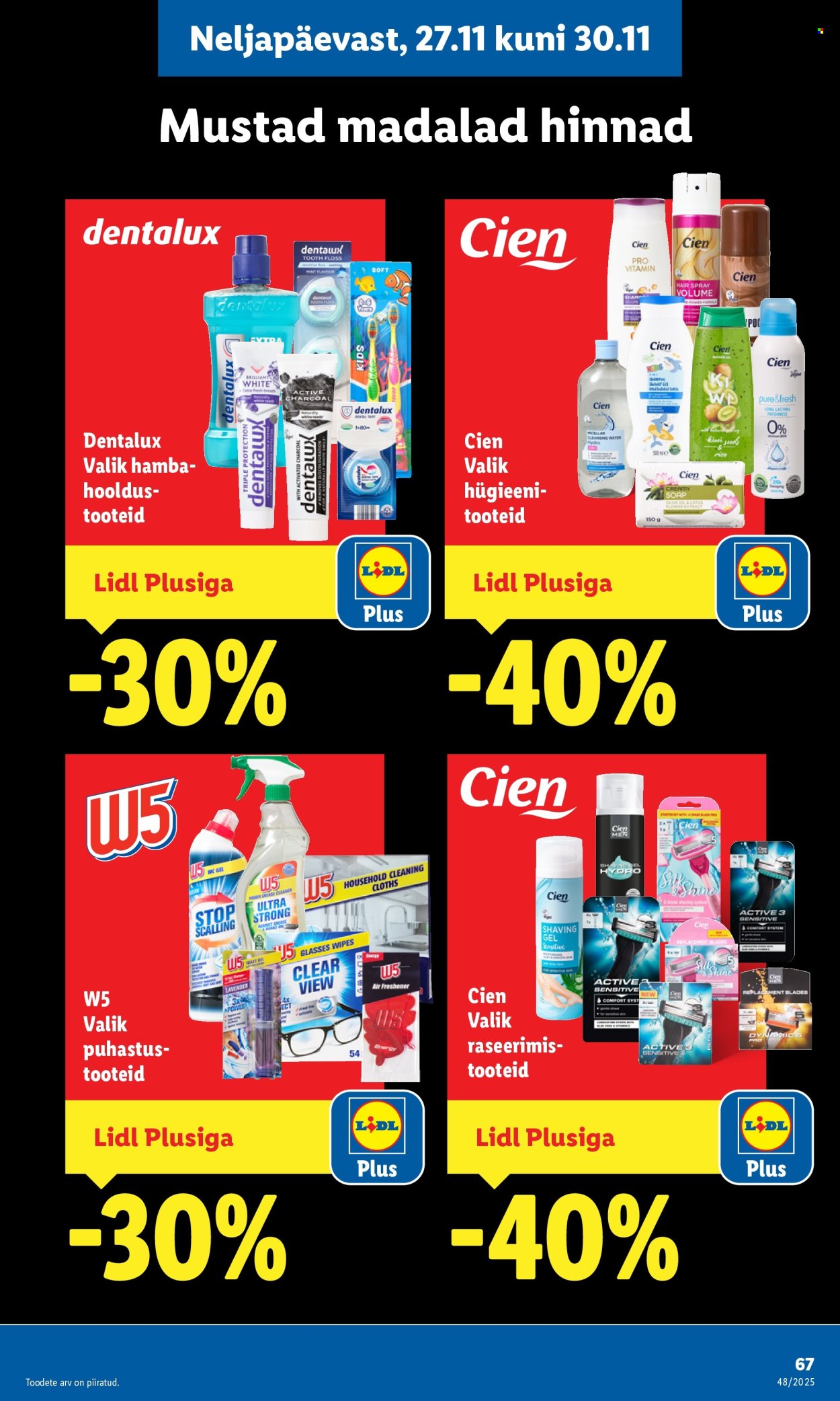 lidl - Lidl kliendileht - Kliendileht (24.11 - 30.11.2025) - page: 67