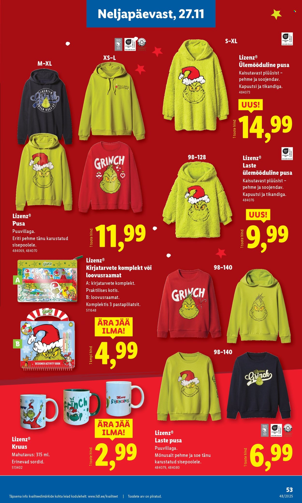 lidl - Lidl kliendileht - Kliendileht (24.11 - 30.11.2025) - page: 53