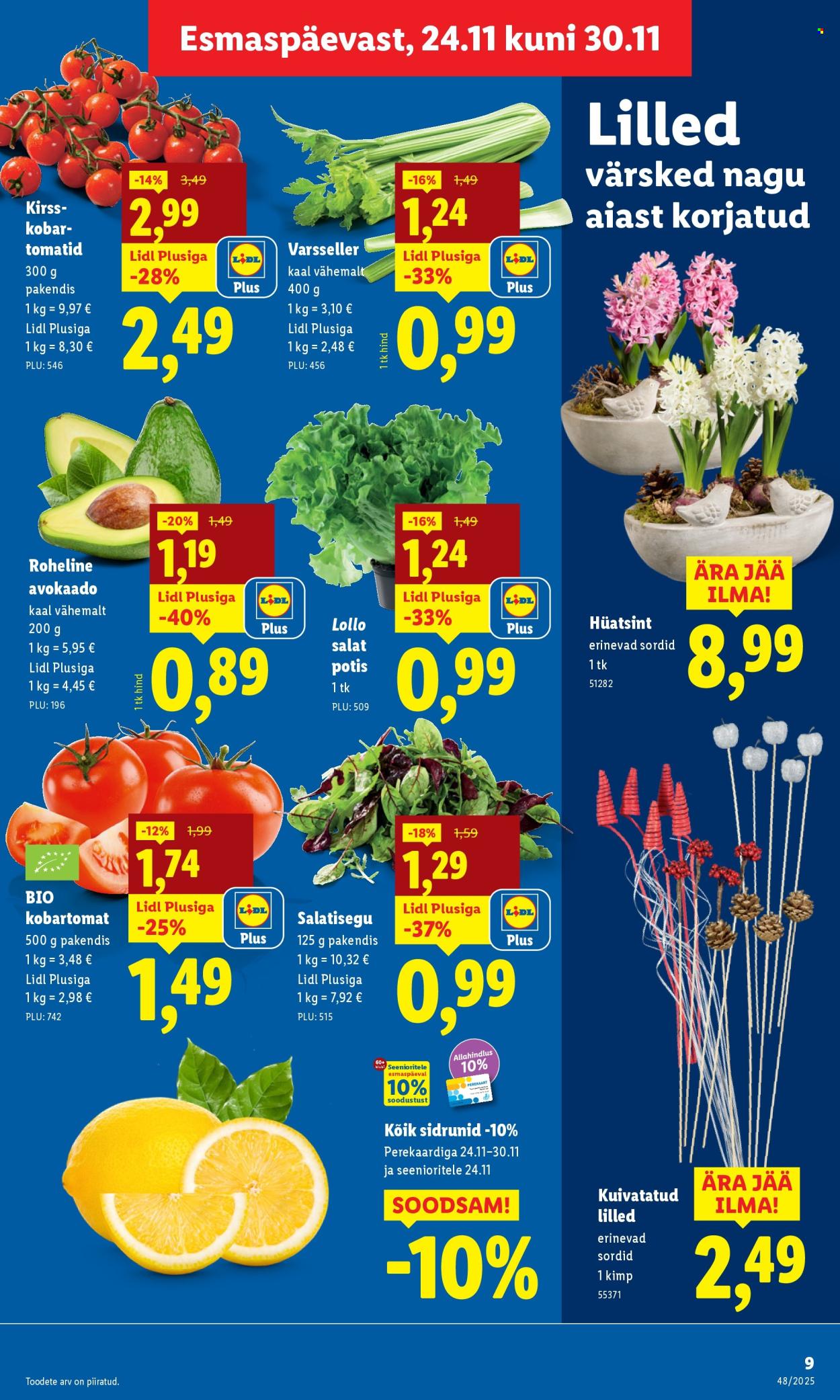 lidl - Lidl kliendileht - Kliendileht (24.11 - 30.11.2025) - page: 9
