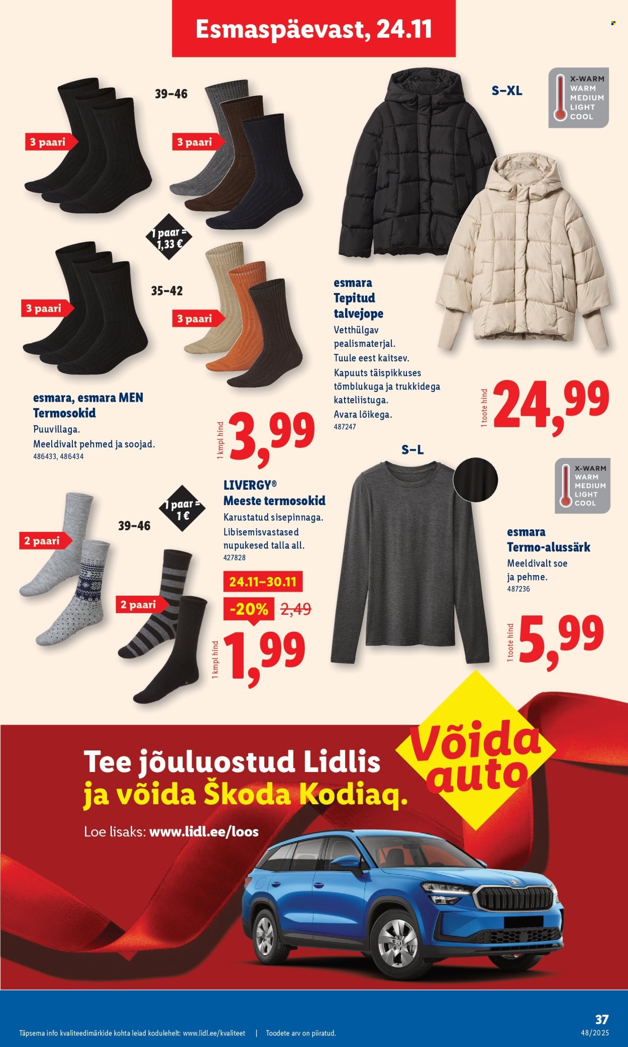 lidl - Lidl kliendileht - Kliendileht (24.11 - 30.11.2025) - page: 37