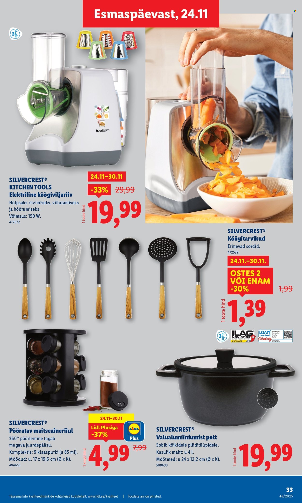 lidl - Lidl kliendileht - Kliendileht (24.11 - 30.11.2025) - page: 33