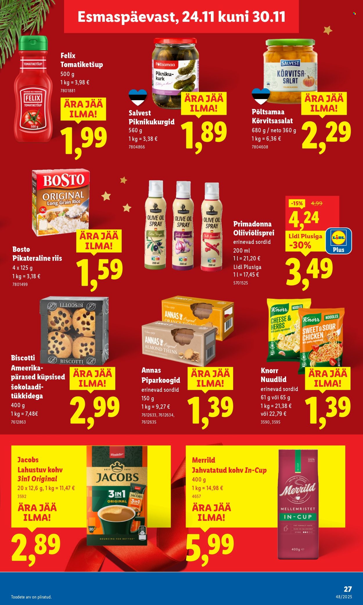 lidl - Lidl kliendileht - Kliendileht (24.11 - 30.11.2025) - page: 27