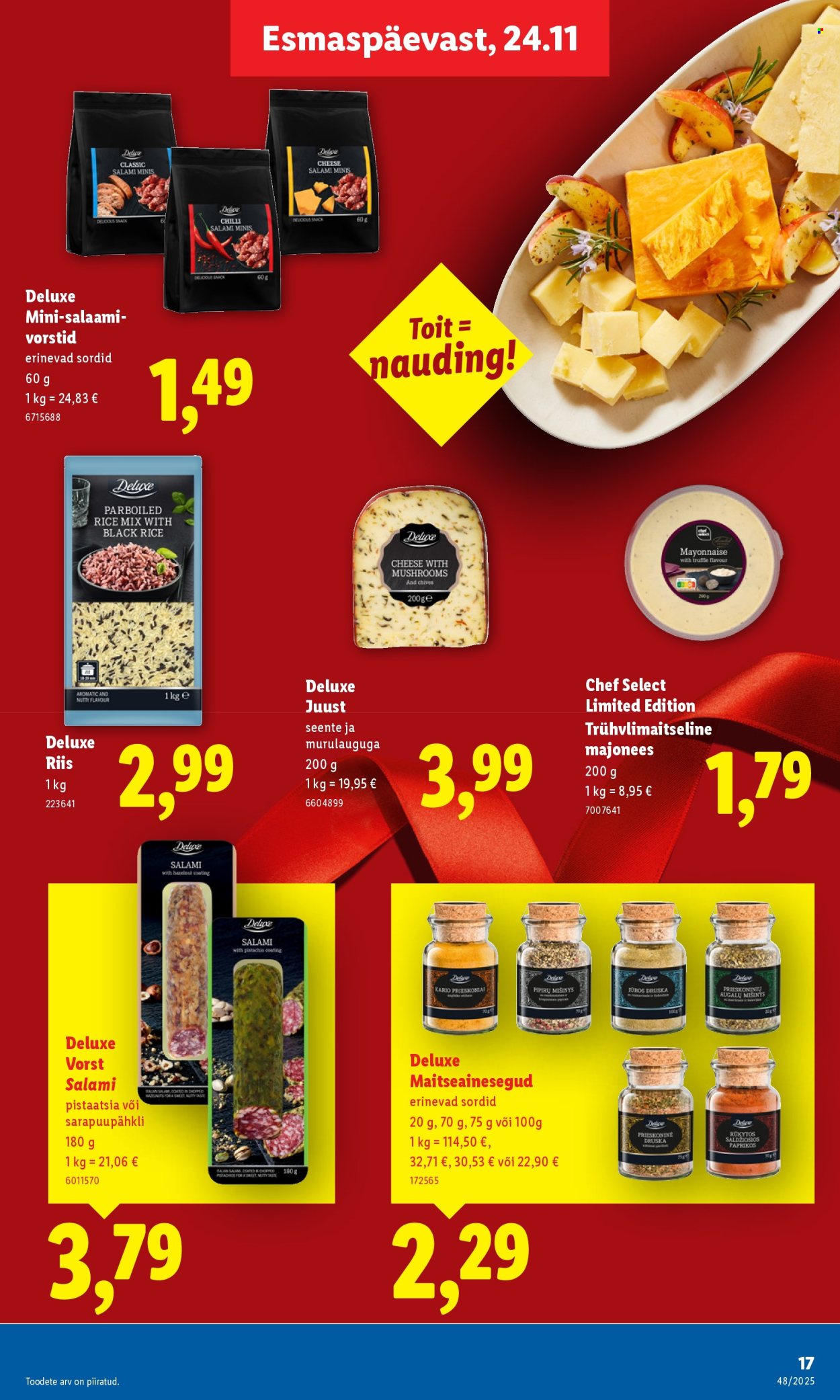 lidl - Lidl kliendileht - Kliendileht (24.11 - 30.11.2025) - page: 17