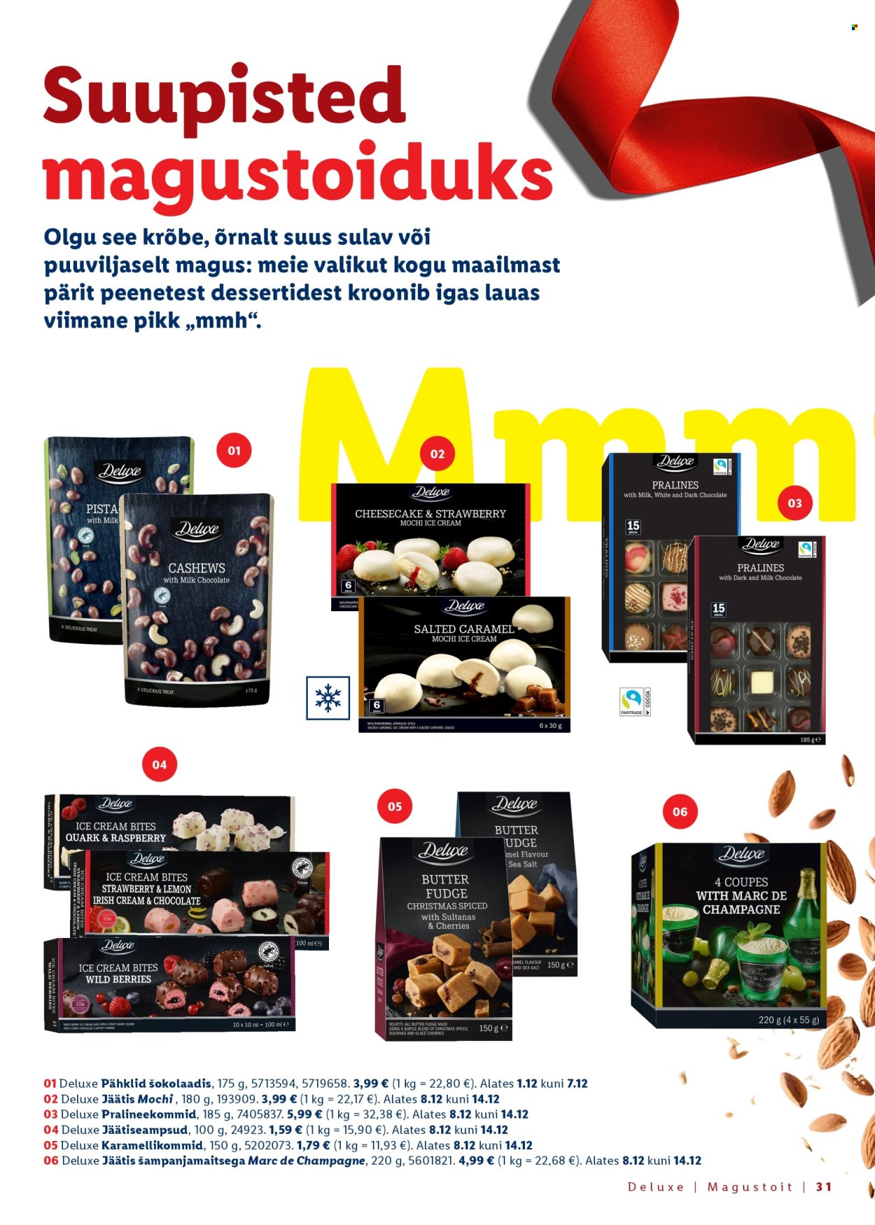 lidl - Lidl kliendileht - Jõulutoidu kataloog Deluxe - page: 31
