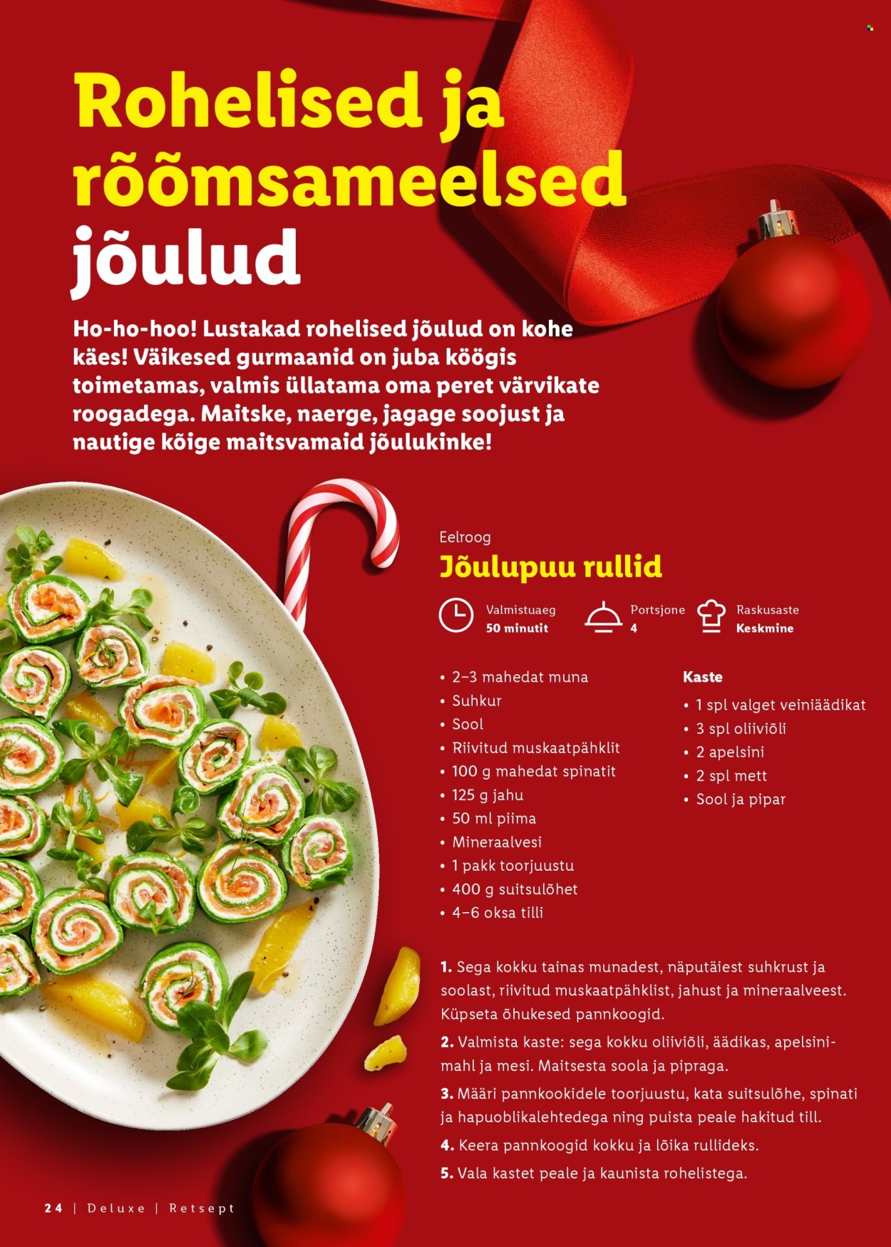 lidl - Lidl kliendileht - Jõulutoidu kataloog Deluxe - page: 24