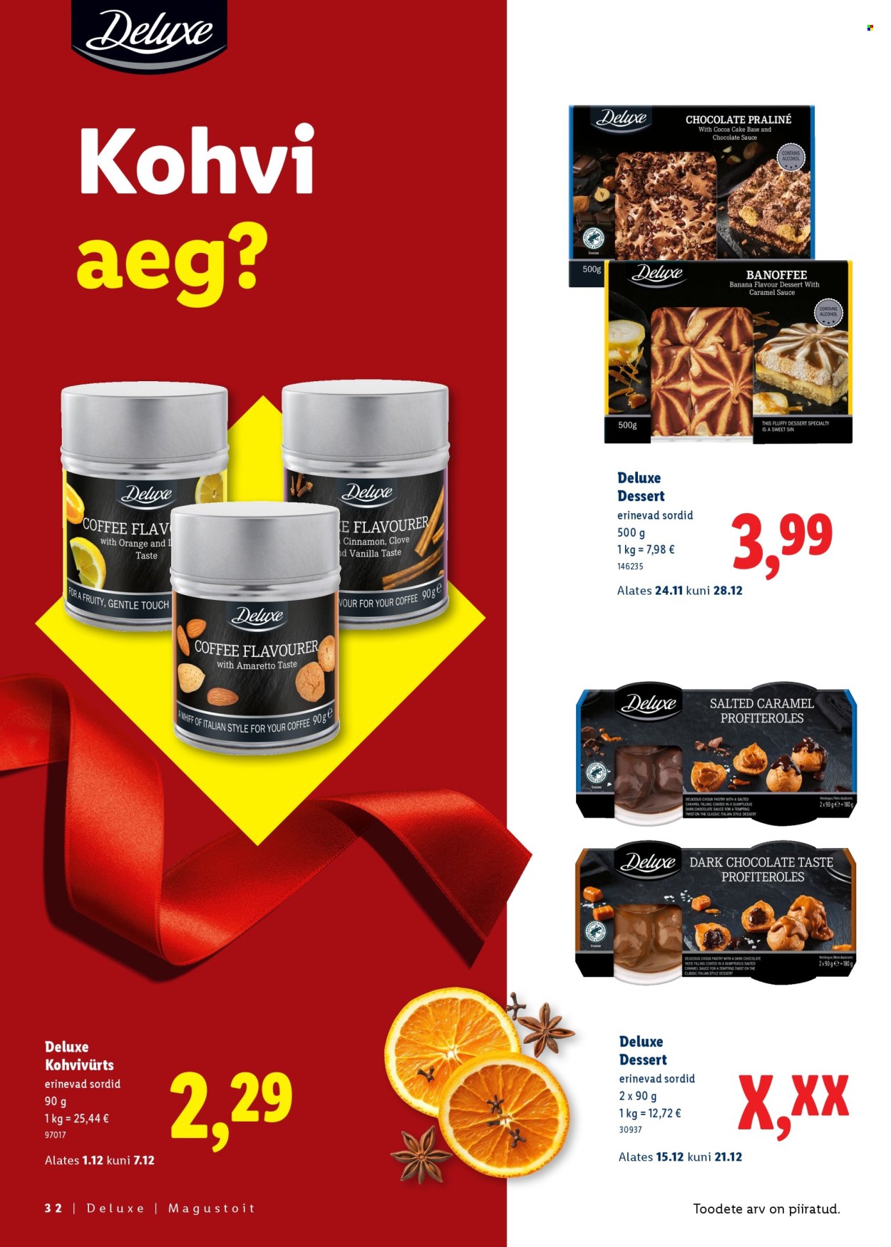 lidl - Lidl kliendileht - Jõulutoidu kataloog Deluxe - page: 32