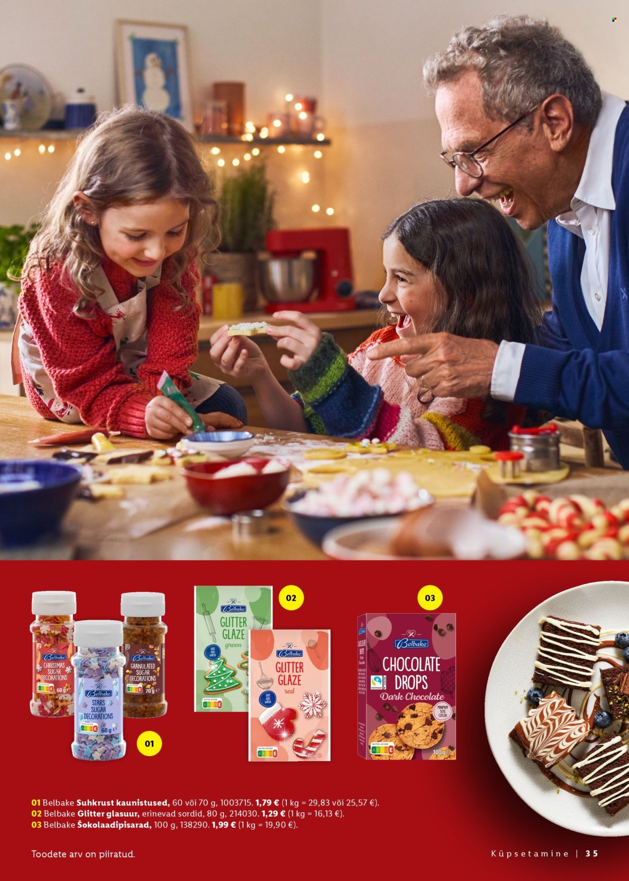 lidl - Lidl kliendileht - Jõulutoidu kataloog Deluxe - page: 35