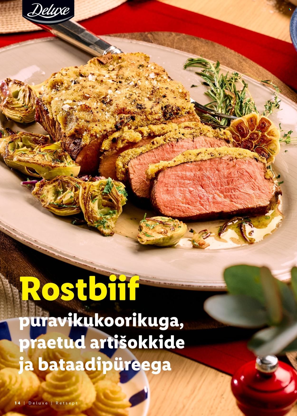 lidl - Lidl kliendileht - Jõulutoidu kataloog Deluxe - page: 14