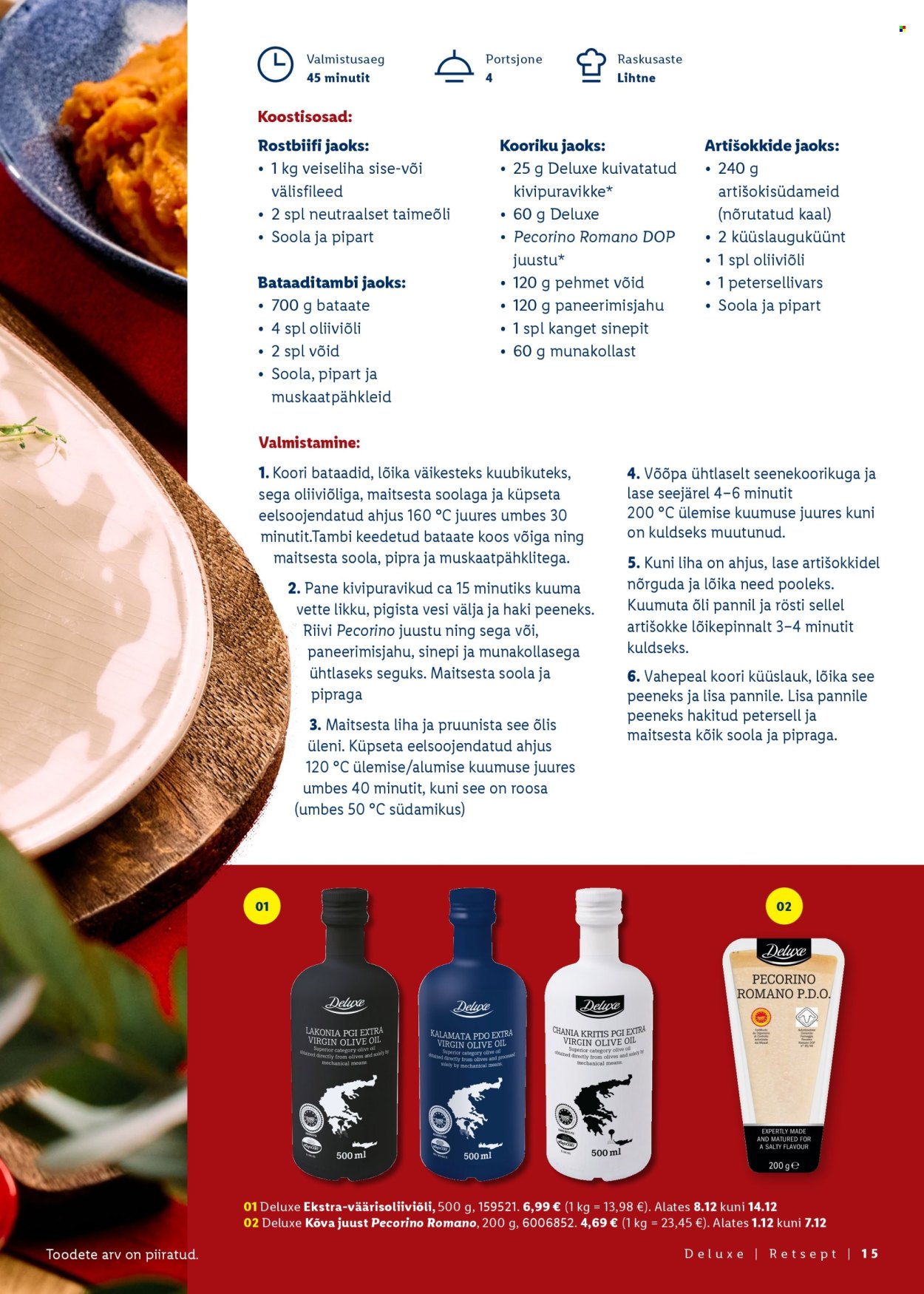 lidl - Lidl kliendileht - Jõulutoidu kataloog Deluxe - page: 15