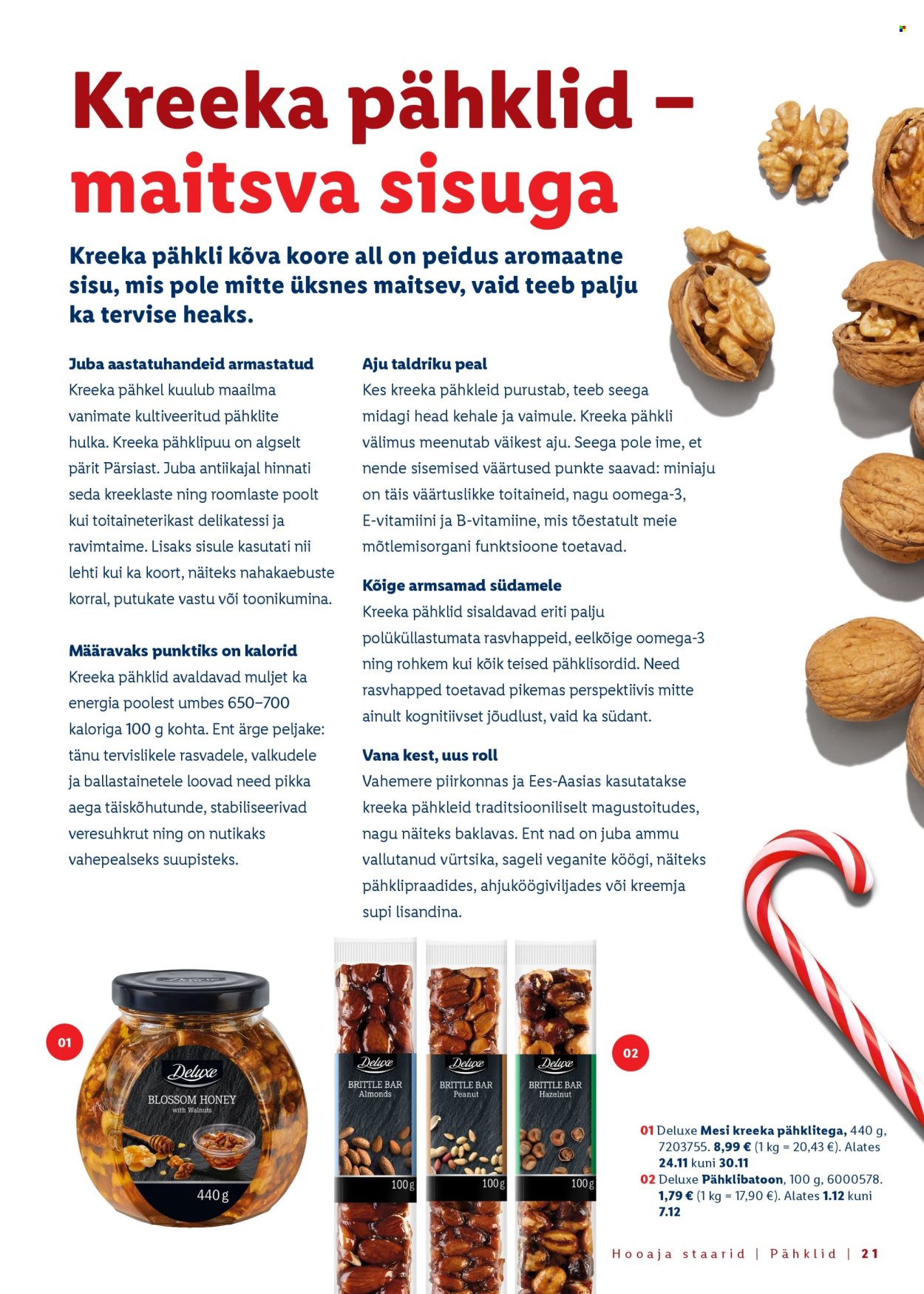 lidl - Lidl kliendileht - Jõulutoidu kataloog Deluxe - page: 21
