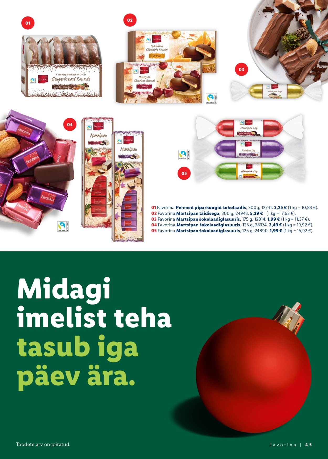 lidl - Lidl kliendileht - Jõulutoidu kataloog Deluxe - page: 45