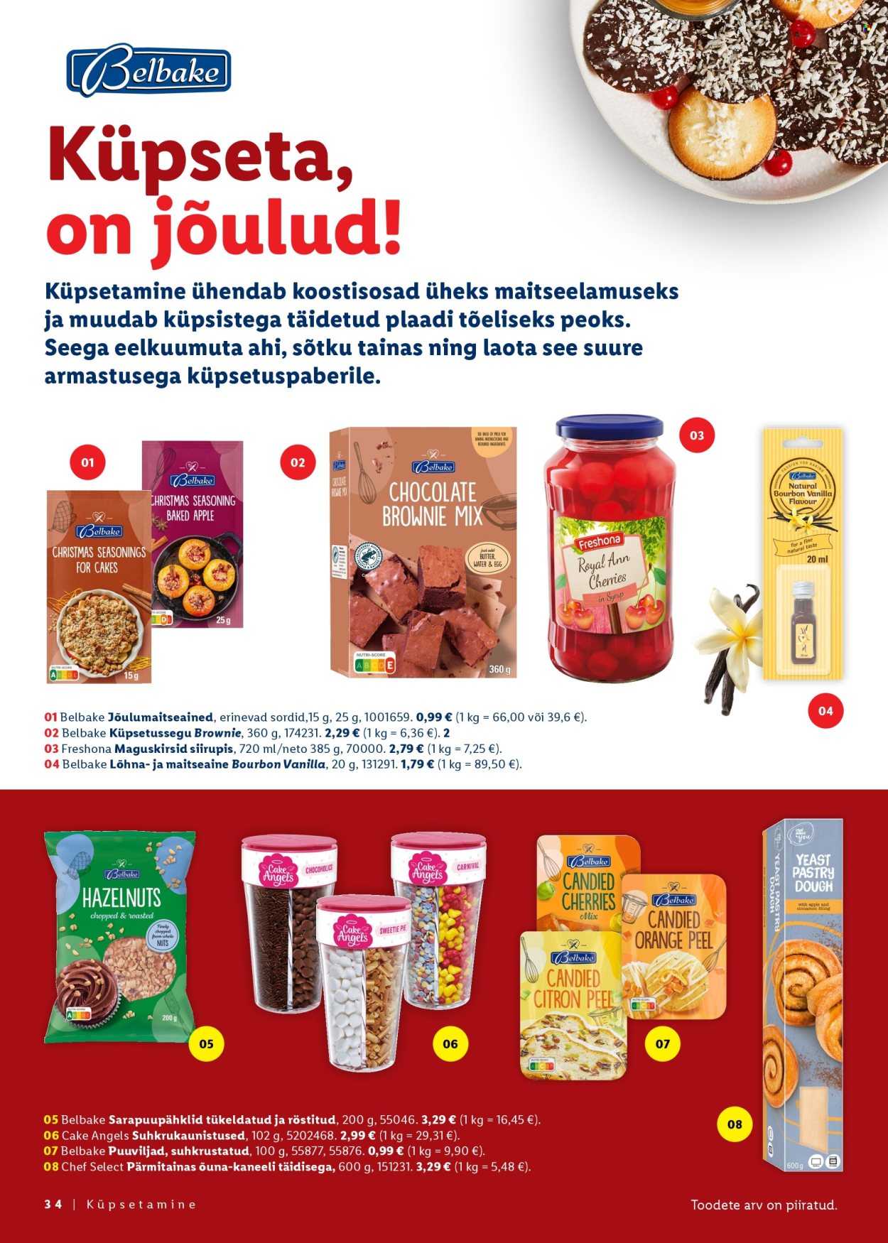 lidl - Lidl kliendileht - Jõulutoidu kataloog Deluxe - page: 34