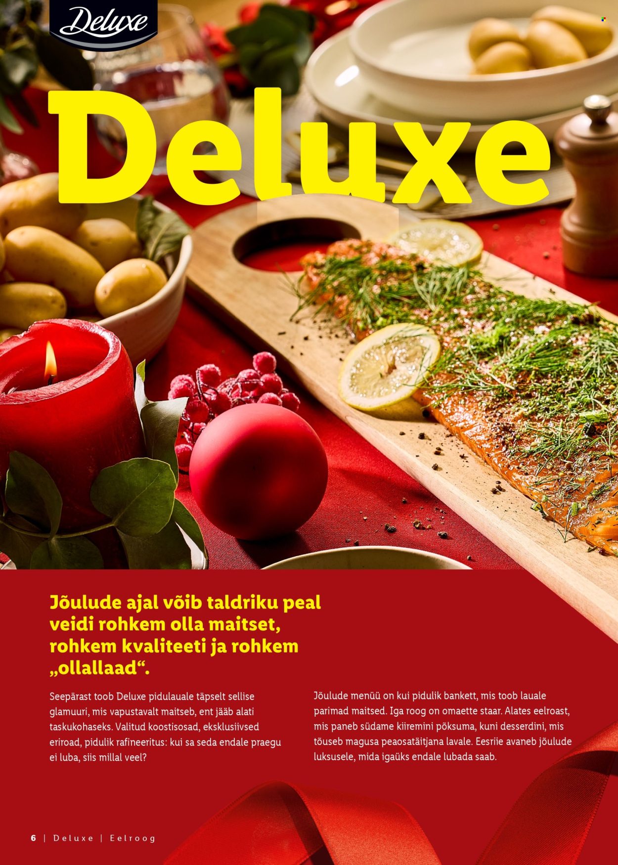 lidl - Lidl kliendileht - Jõulutoidu kataloog Deluxe - page: 6