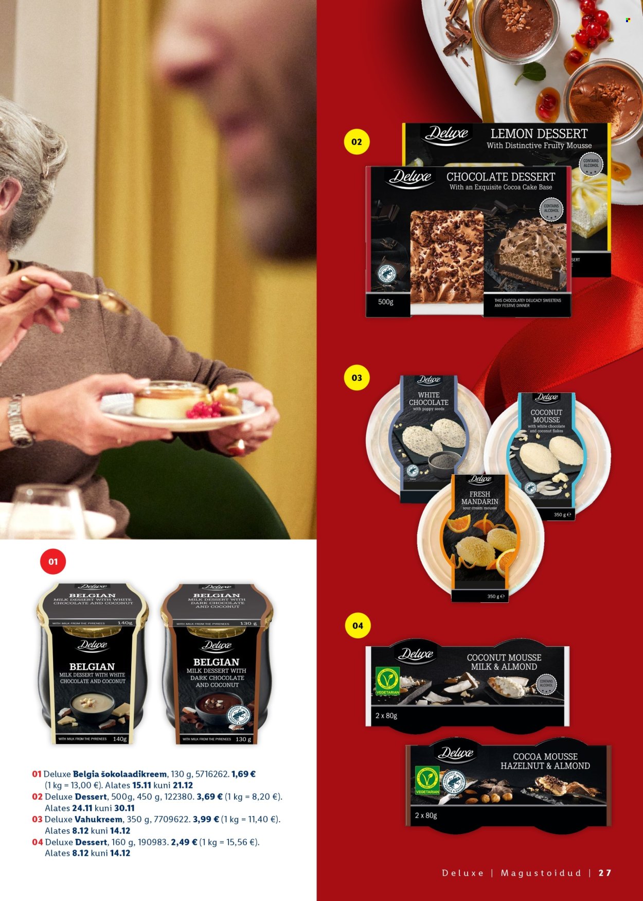 lidl - Lidl kliendileht - Jõulutoidu kataloog Deluxe - page: 27