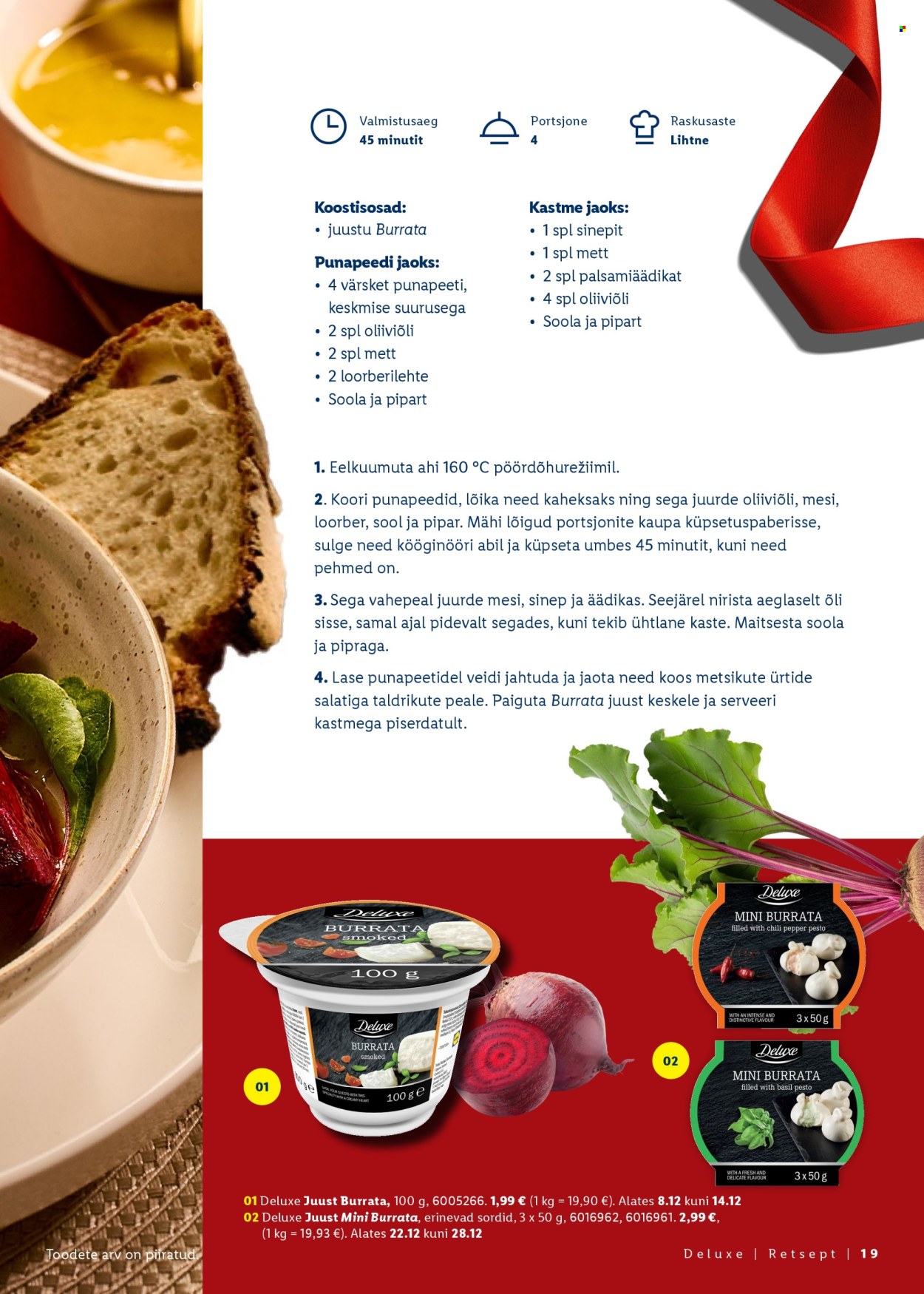 lidl - Lidl kliendileht - Jõulutoidu kataloog Deluxe - page: 19