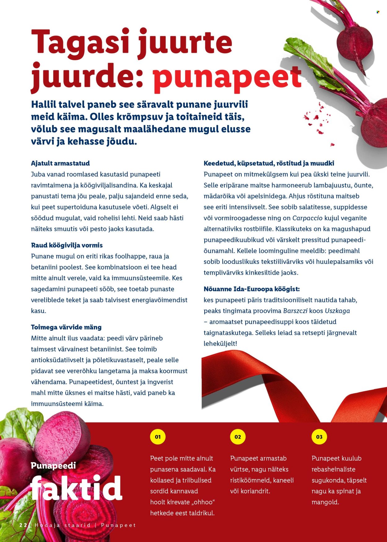 lidl - Lidl kliendileht - Jõulutoidu kataloog Deluxe - page: 22