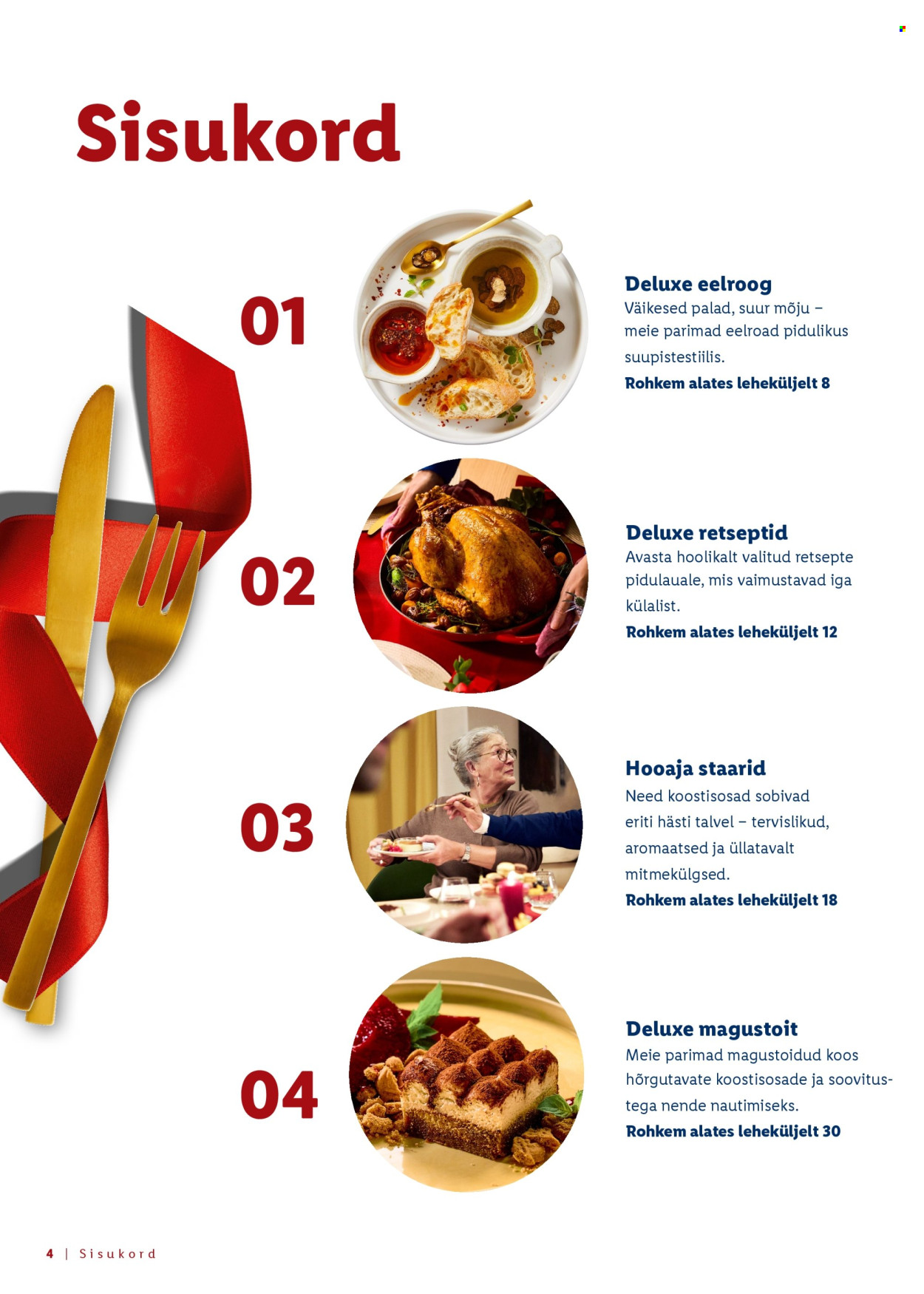 lidl - Lidl kliendileht - Jõulutoidu kataloog Deluxe - page: 4